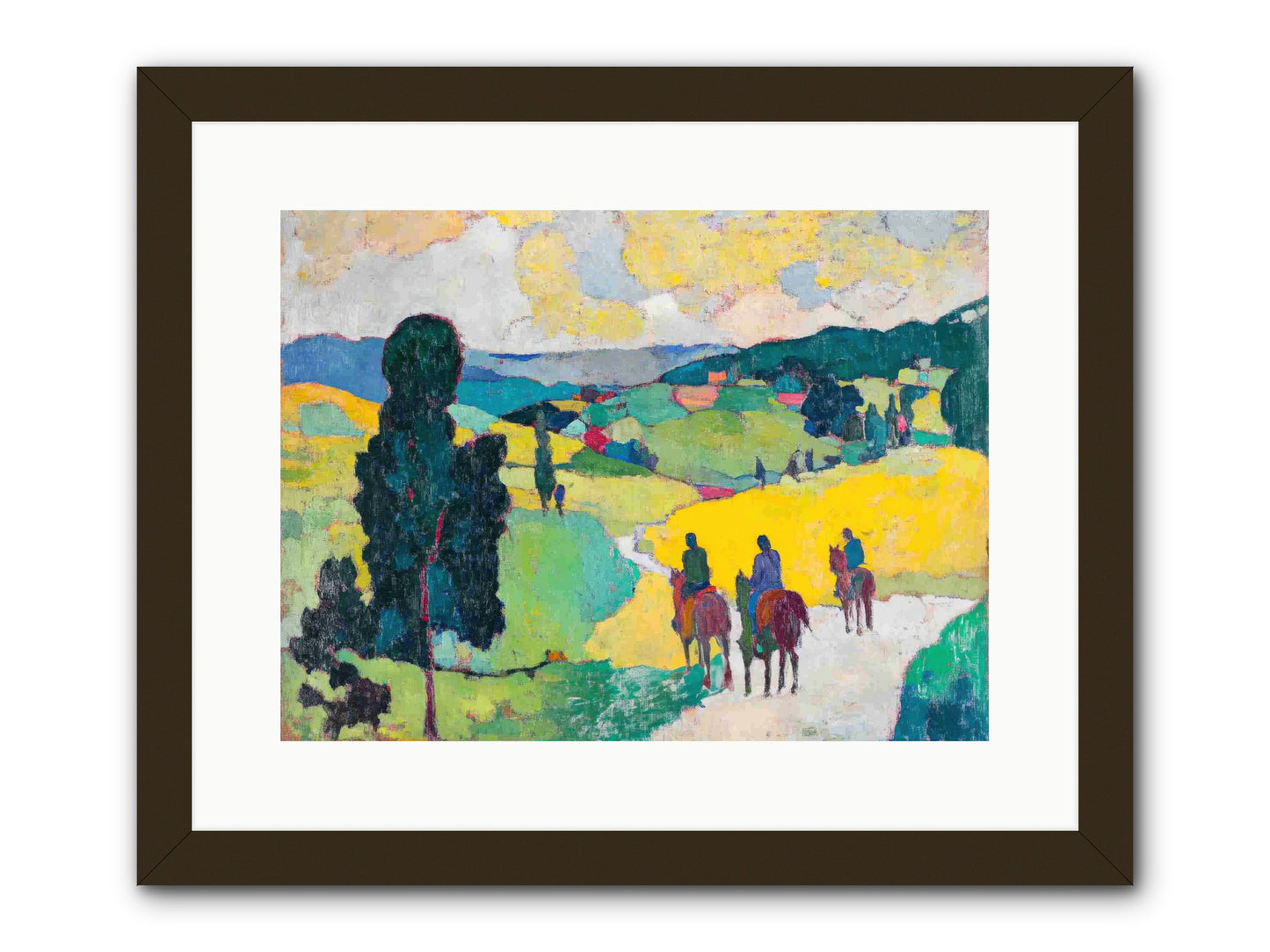 Keepers of Horizons -- Framed Print - Black 16x12