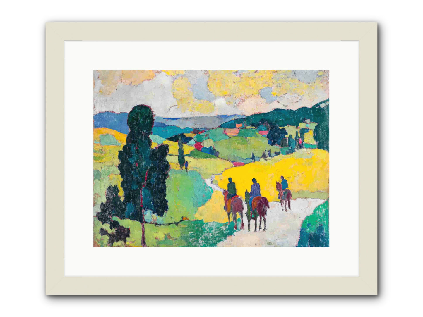 Keepers of Horizons -- Framed Print - White 16x12