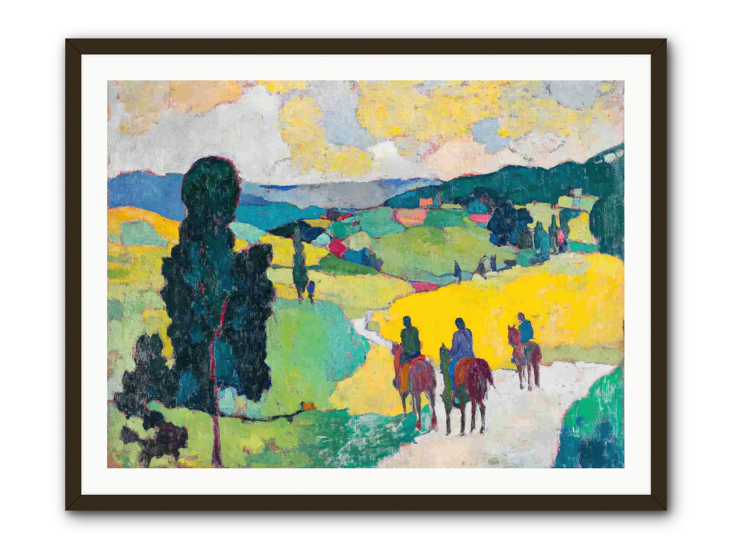Keepers of Horizons -- Framed Print - Black 40x30