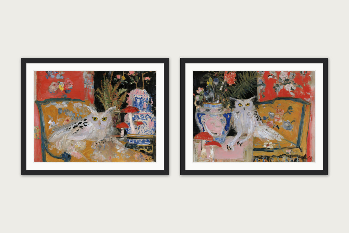 Keepers Of The Small Hours - Framed Print - Black, 32x24