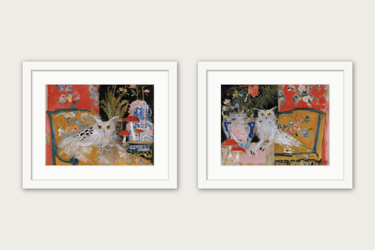 Keepers Of The Small Hours - Framed Print - White, 16x12