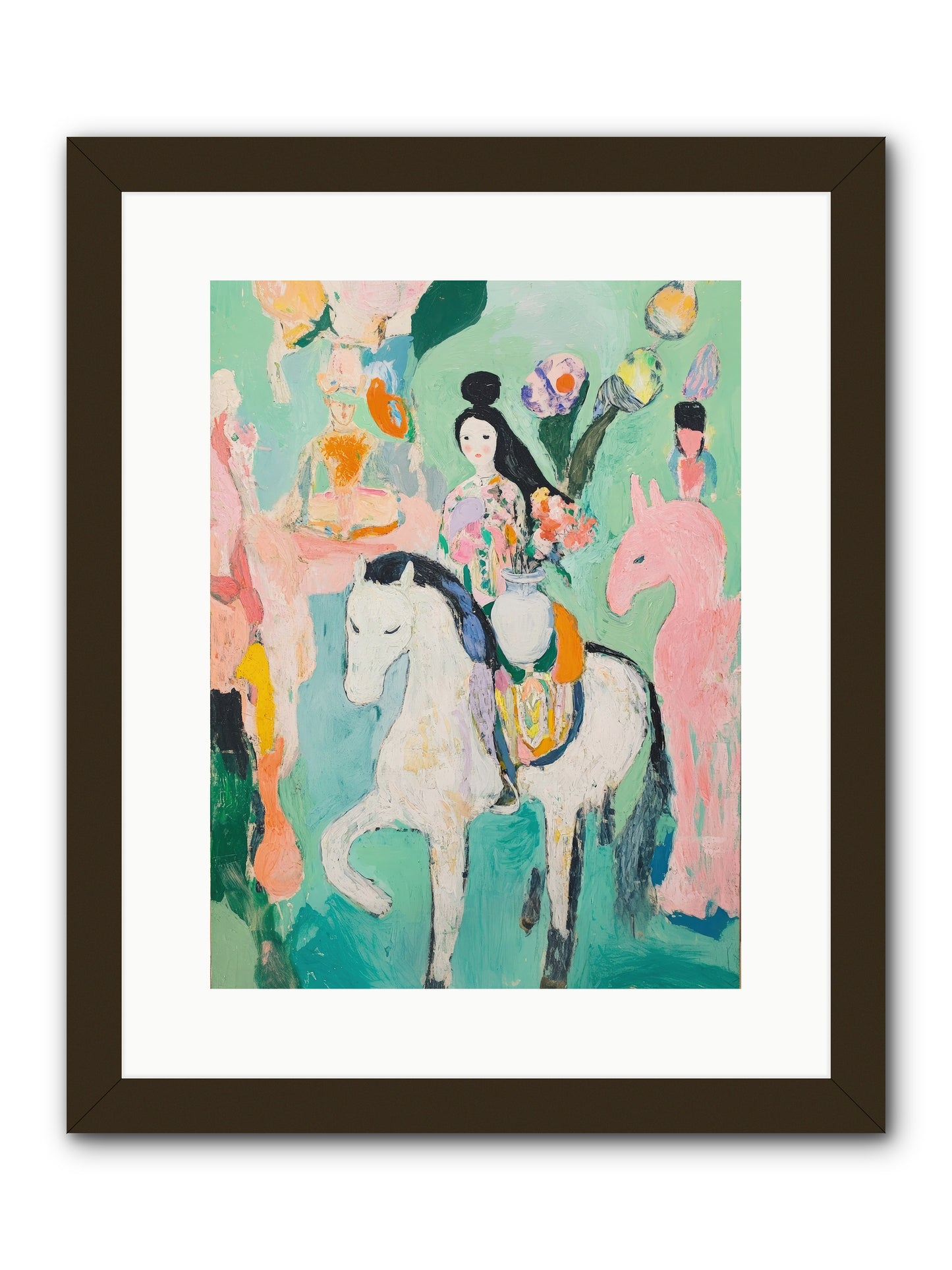 Kent Gardens -- Framed Print - Black 12x16