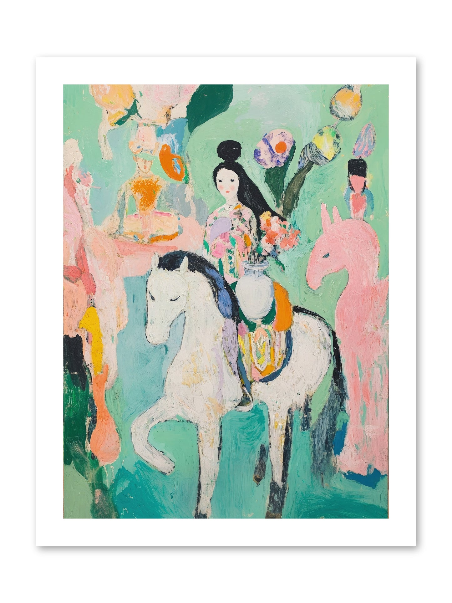 Kent Gardens -- Loose Canvas Print 12x16