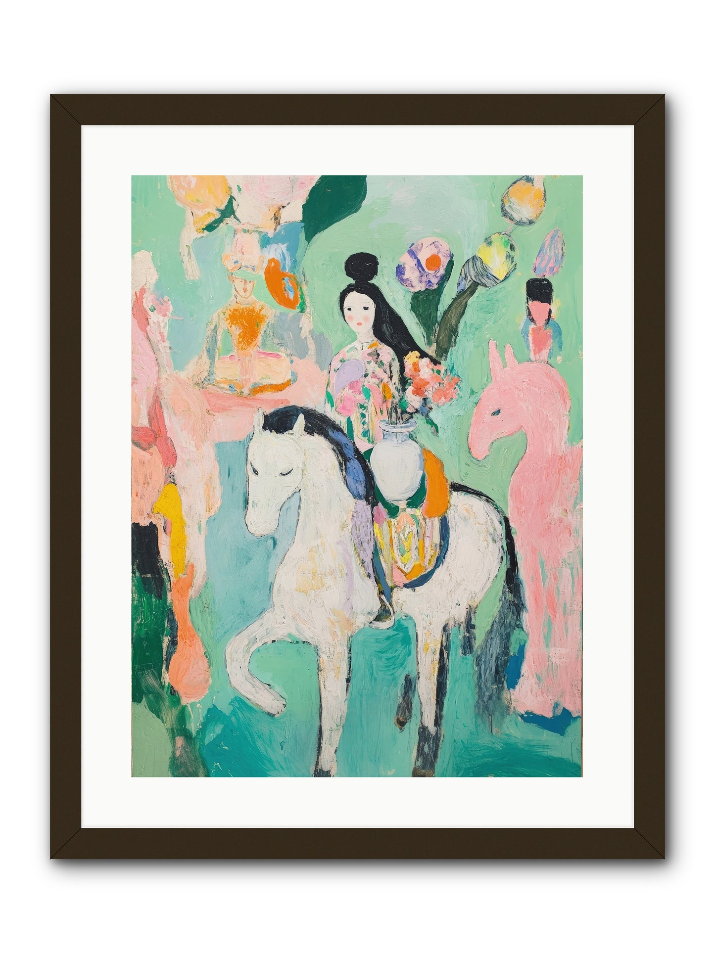 Kent Gardens -- Framed Print - Black 18x24