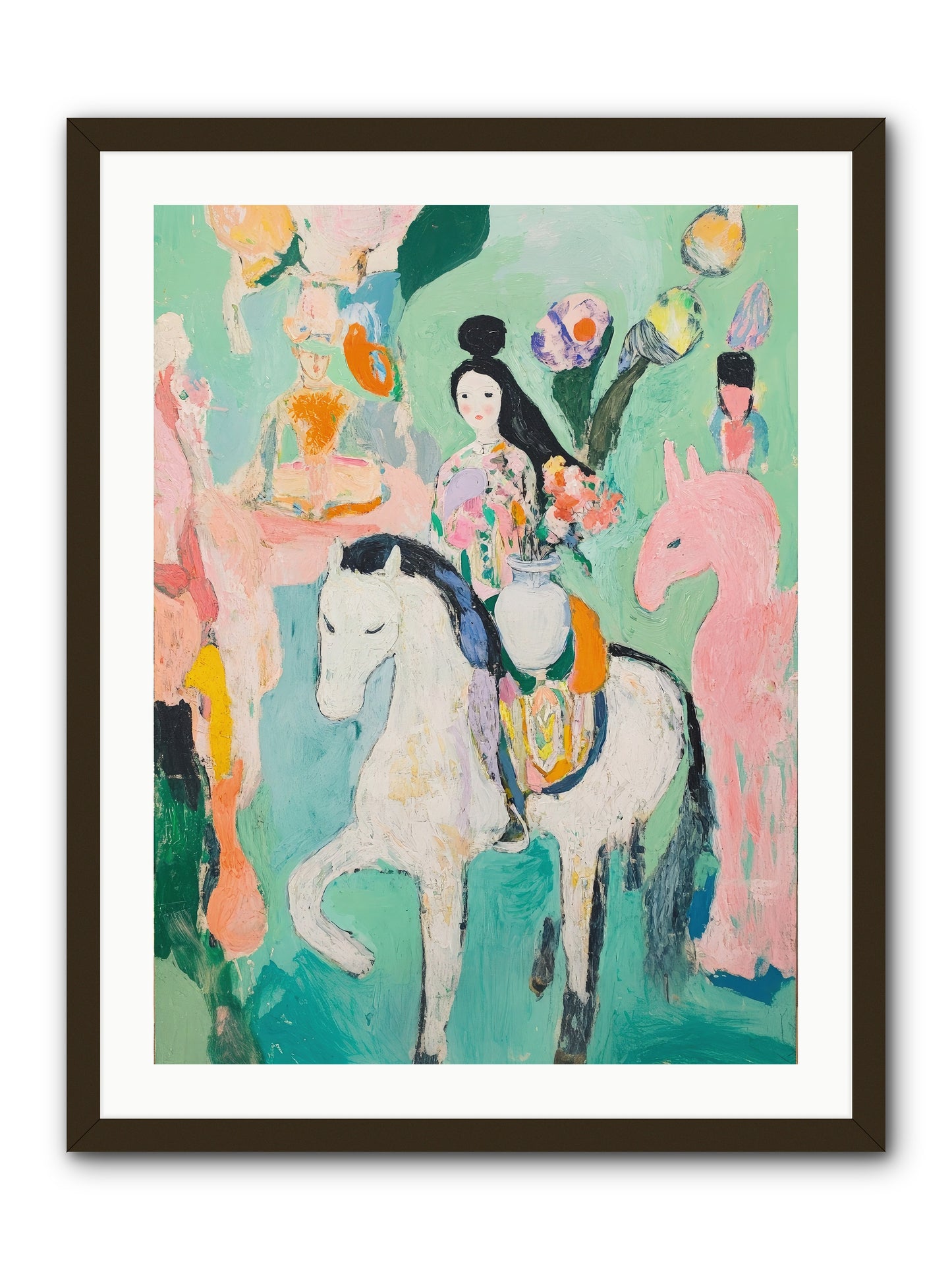 Kent Gardens -- Framed Print - Black 24x32