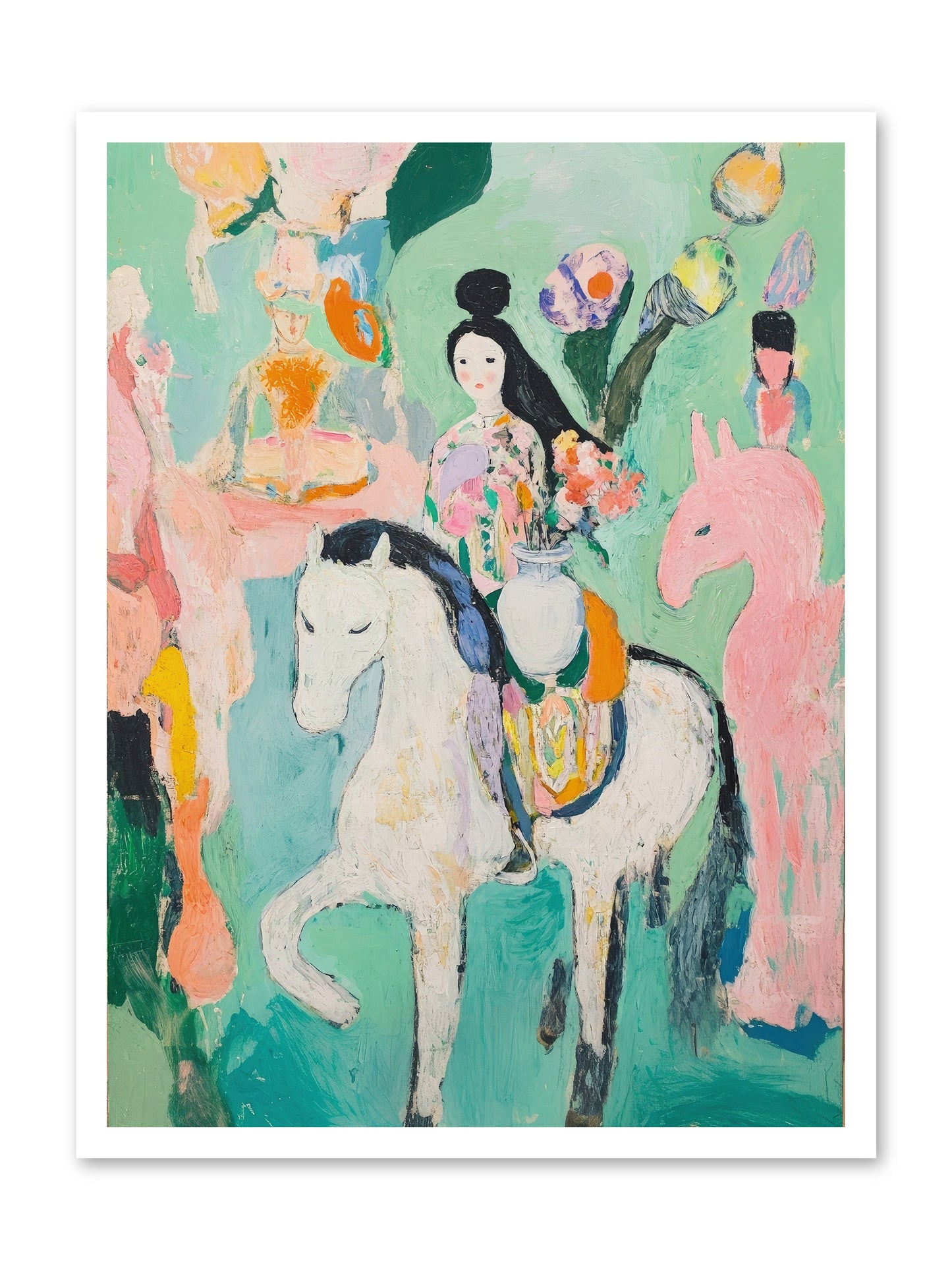 Kent Gardens -- Loose Canvas Print 24x32