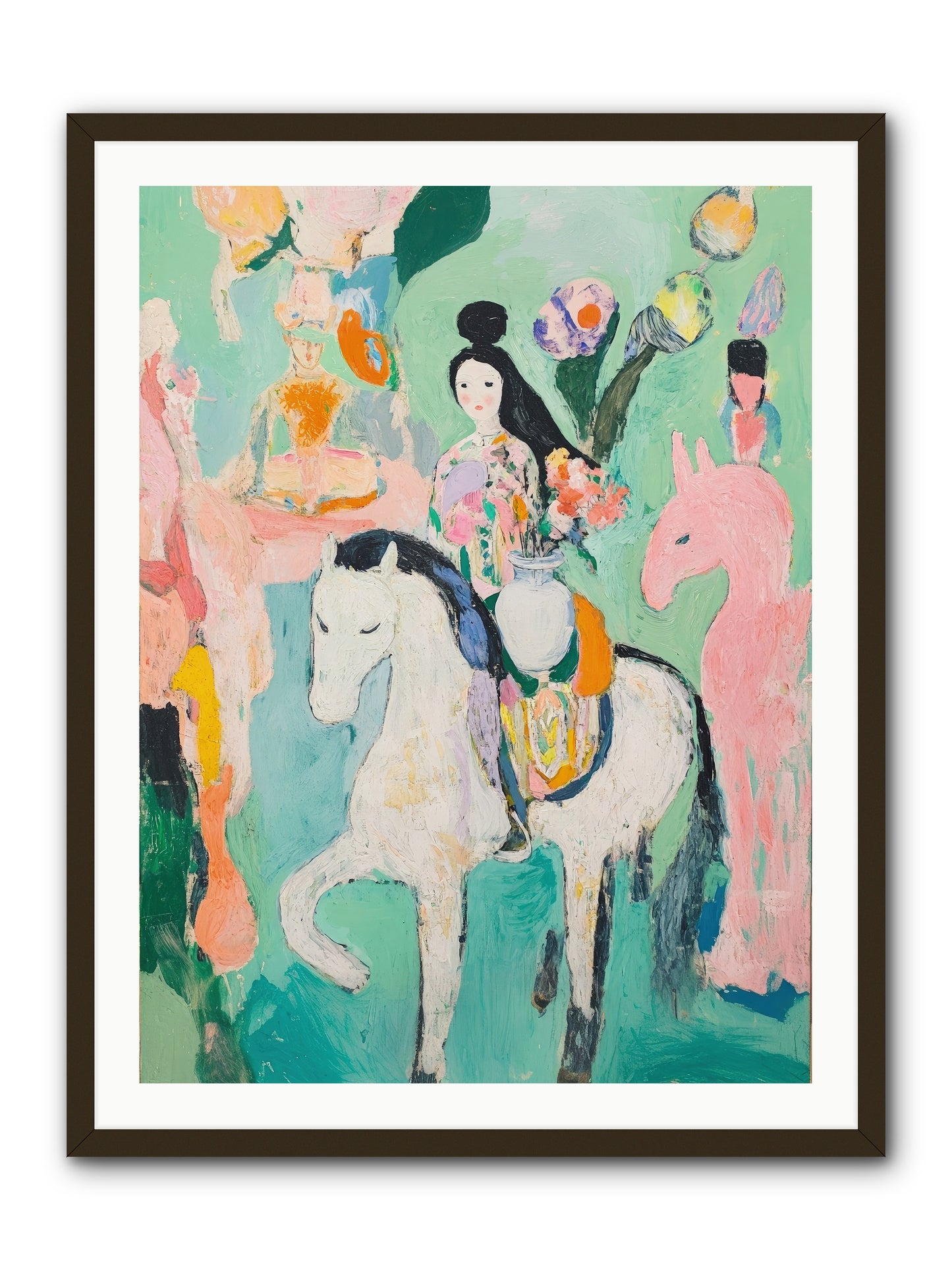 Kent Gardens -- Framed Print - Black 30x40