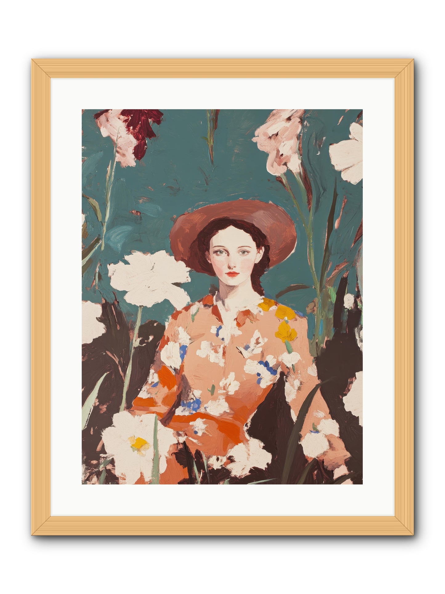 Kindred Spirit -- Framed Print - Natural 18x24