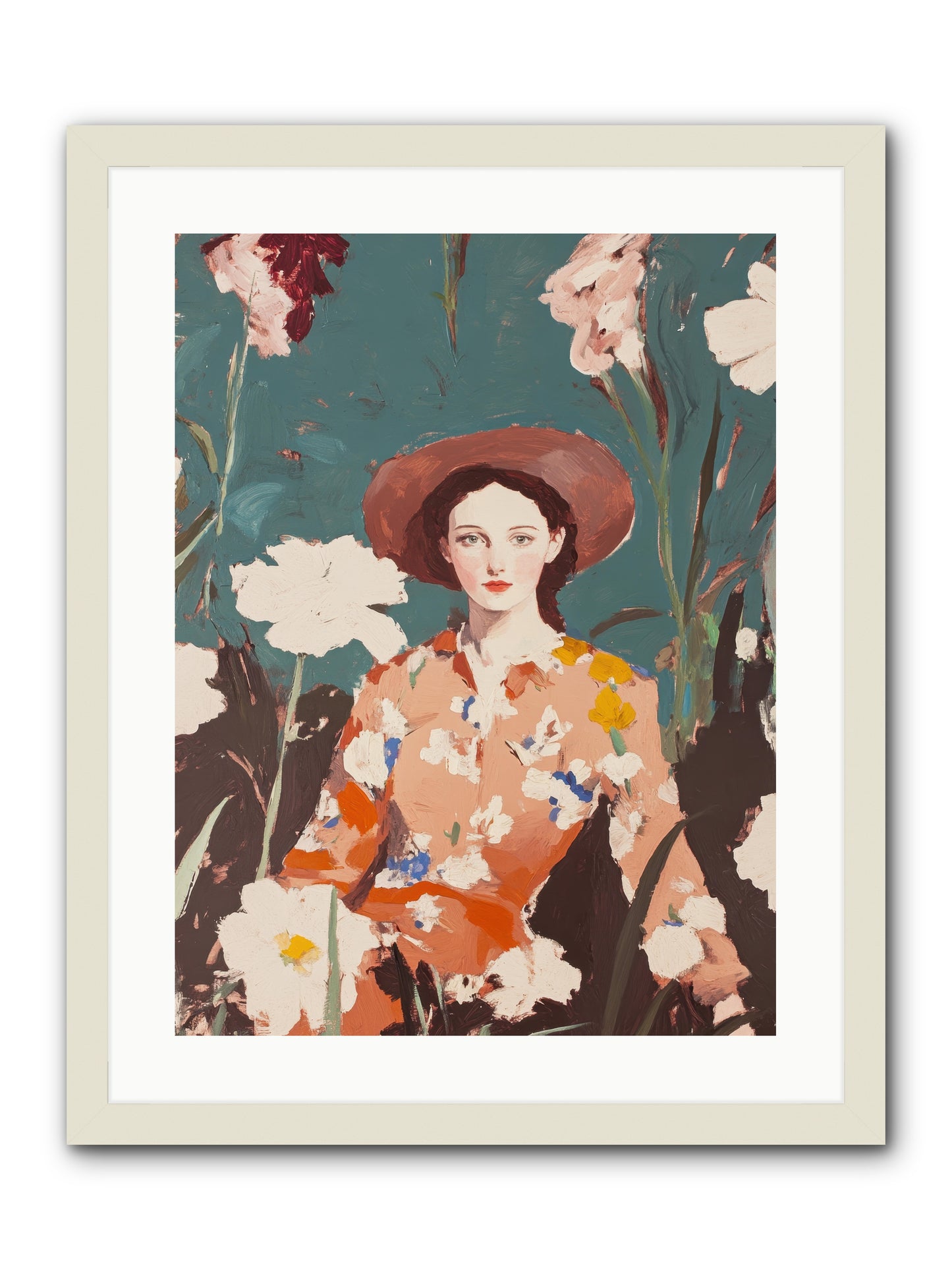 Kindred Spirit -- Framed Print - White 18x24