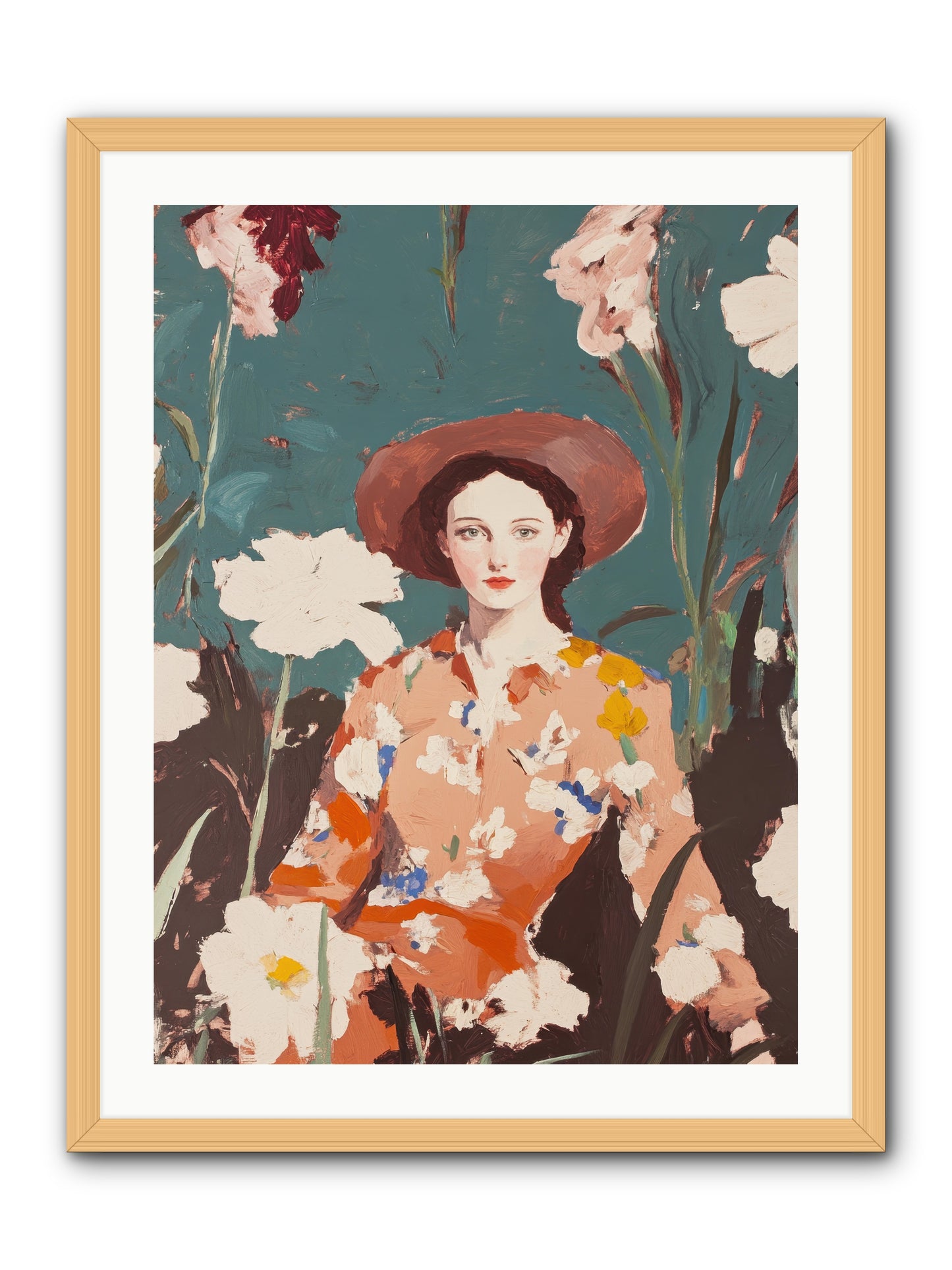 Kindred Spirit -- Framed Print - Natural 24x32