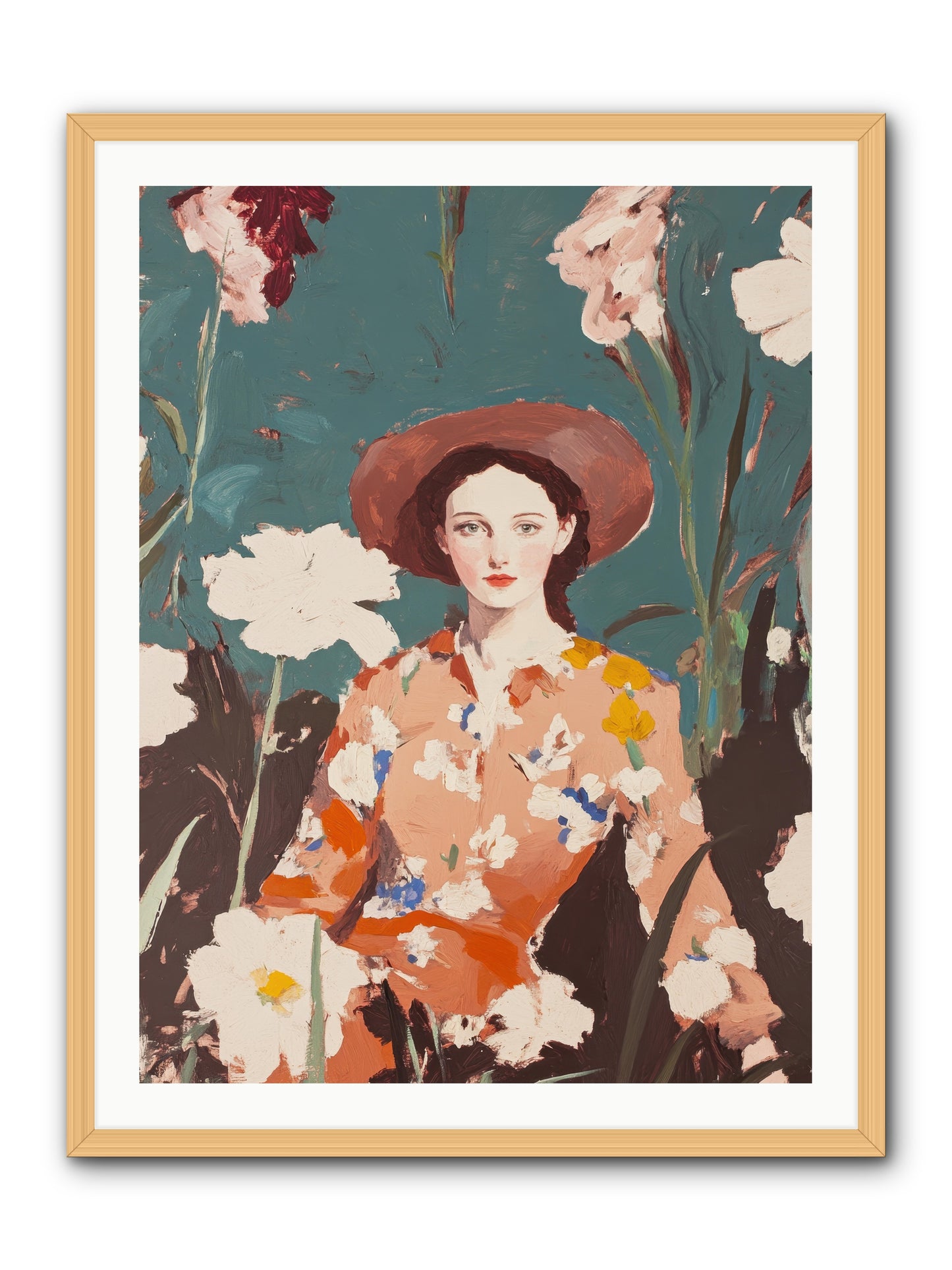 Kindred Spirit -- Framed Print - Natural 30x40