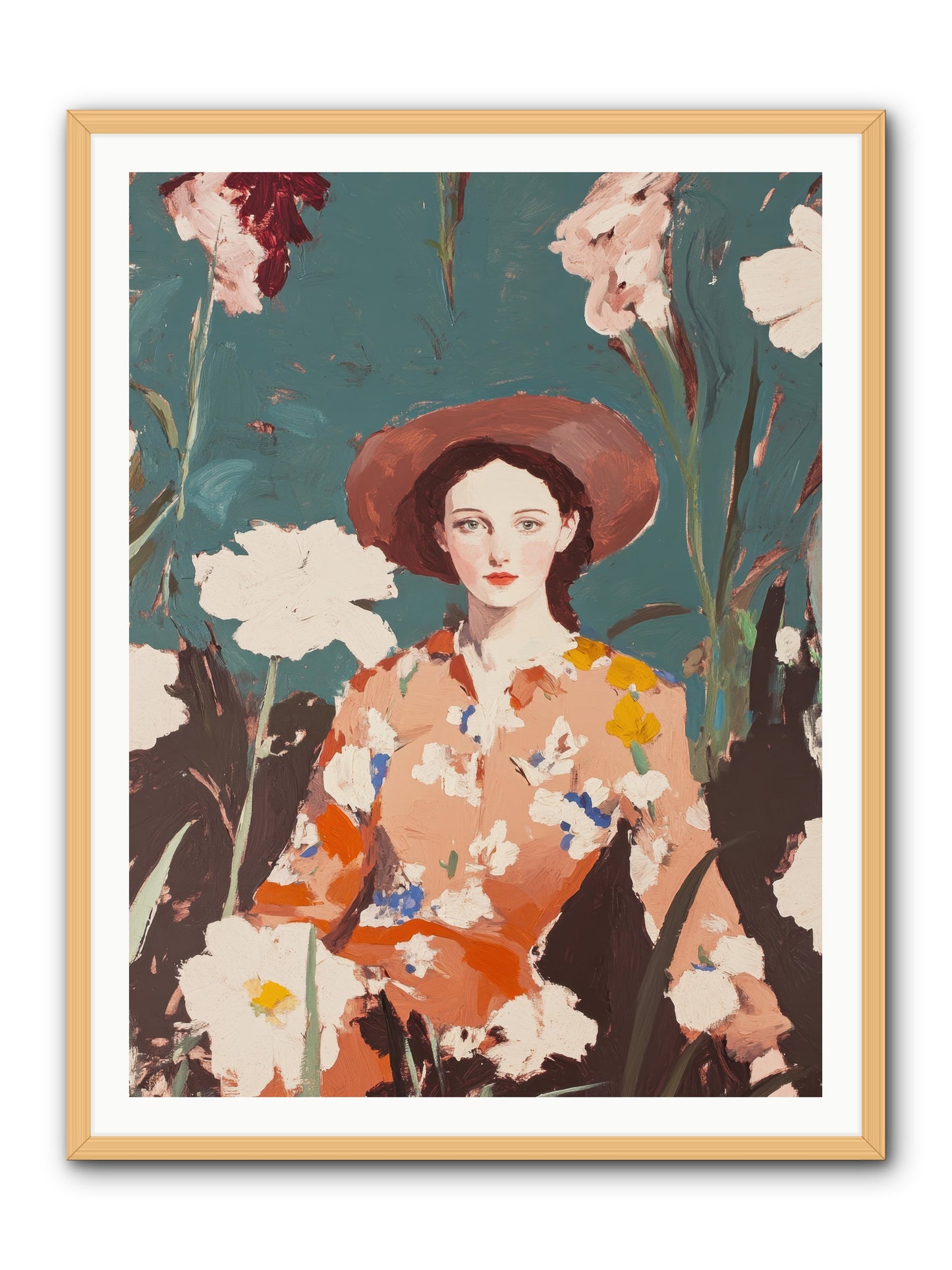 Kindred Spirit -- Framed Print - Natural 36x48