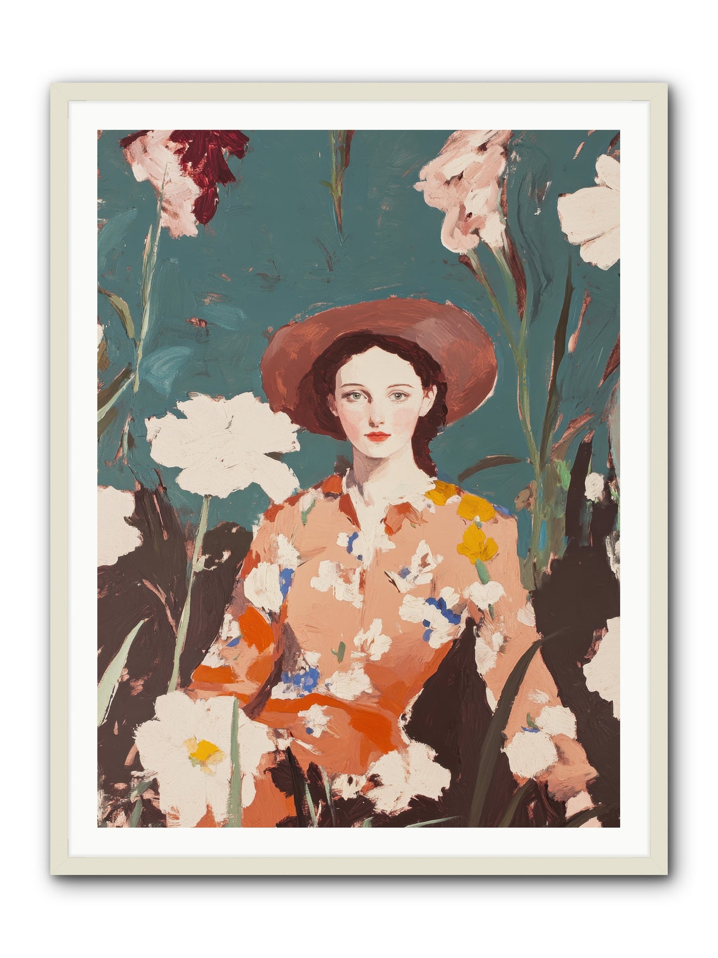 Kindred Spirit -- Framed Print - White 36x48
