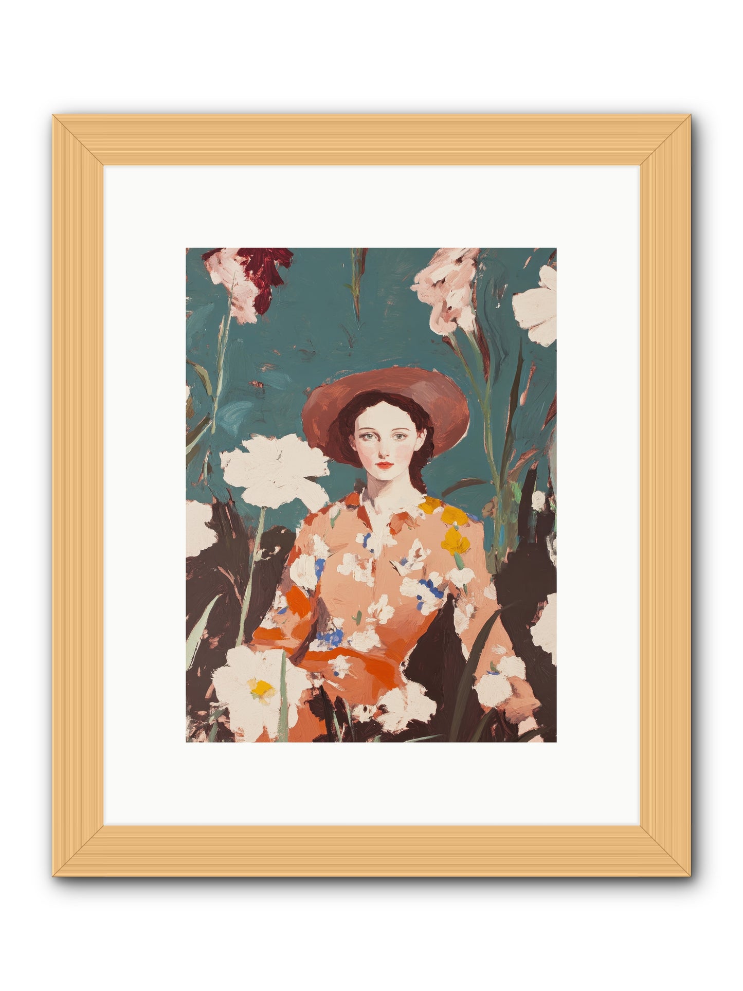 Kindred Spirit -- Framed Print - Natural 9x12