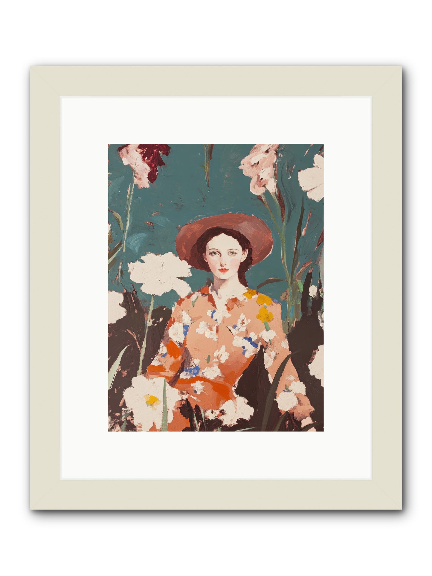 Kindred Spirit -- Framed Print - White 9x12
