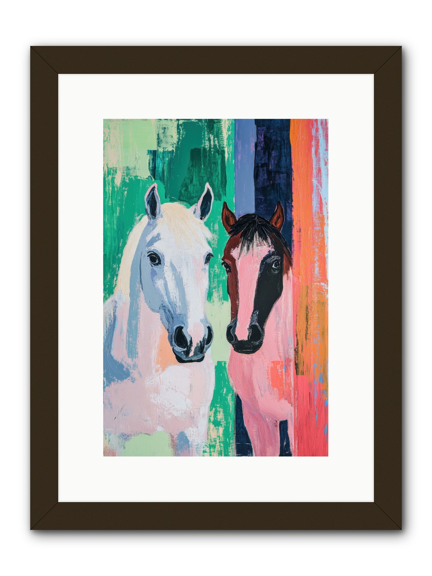 Kindred Spirits -- Framed Print - Black 10x15