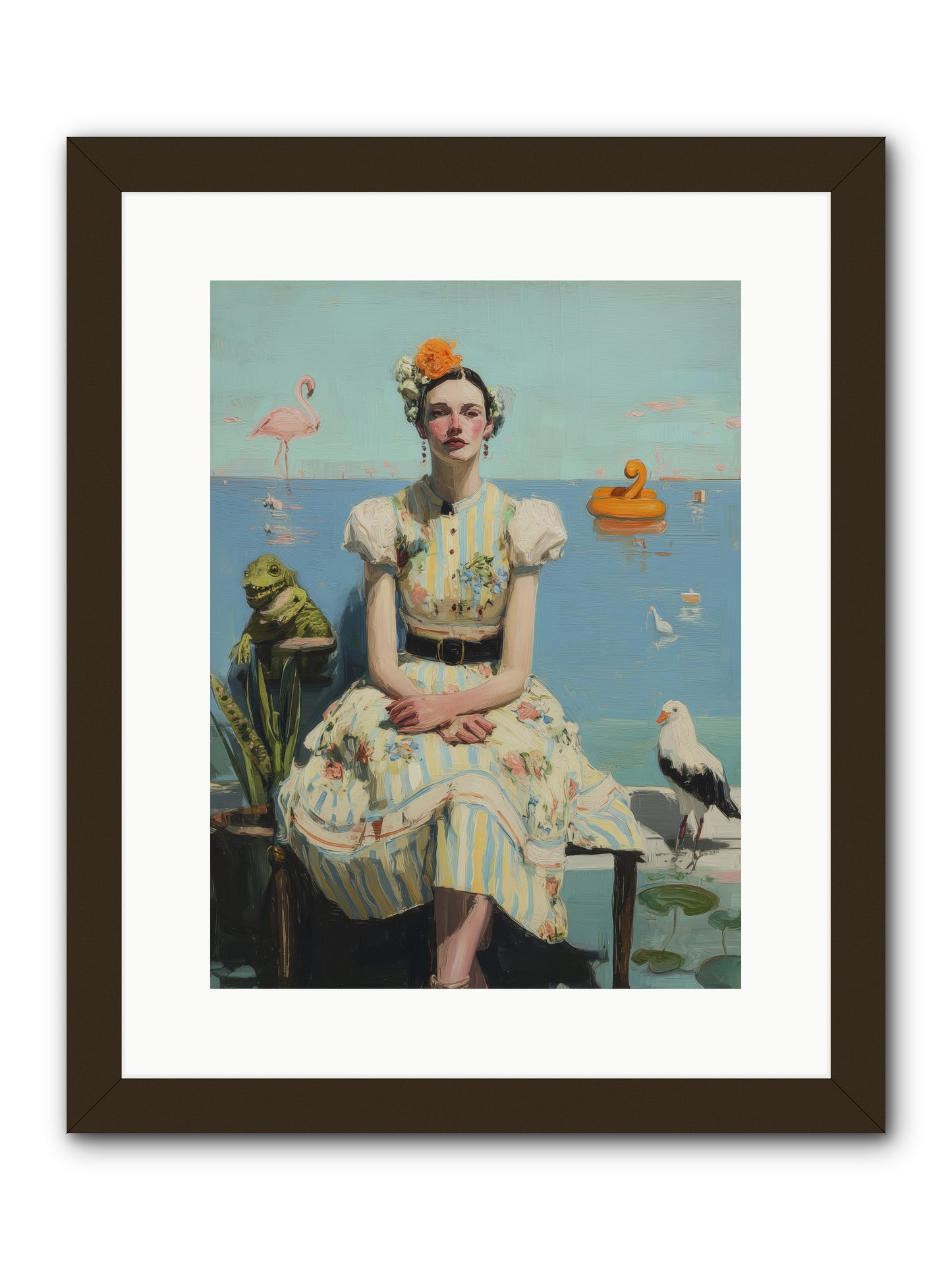 Kindred Spirits -- Framed Print - Black 12x16