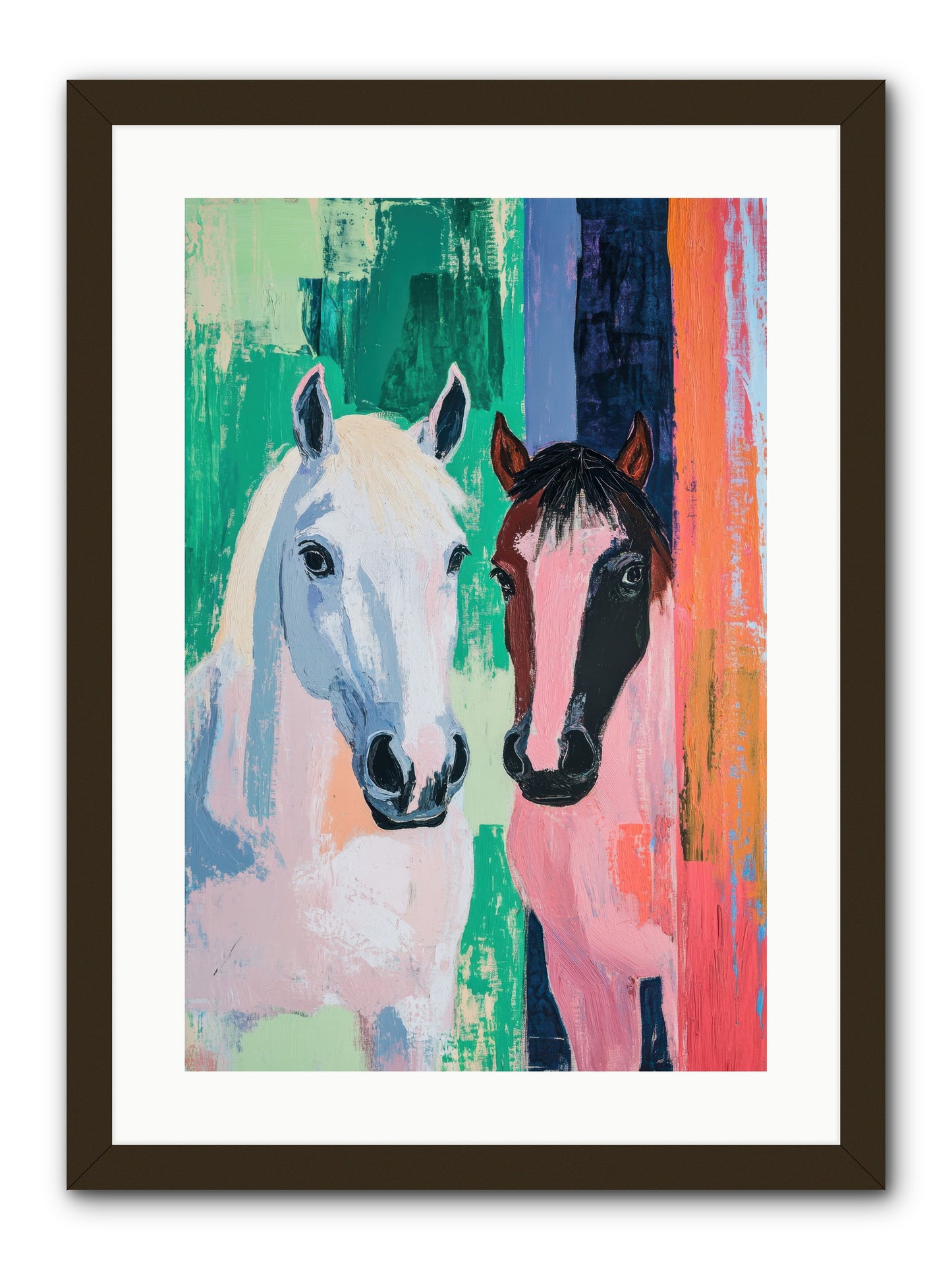 Kindred Spirits -- Framed Print - Black 16x24