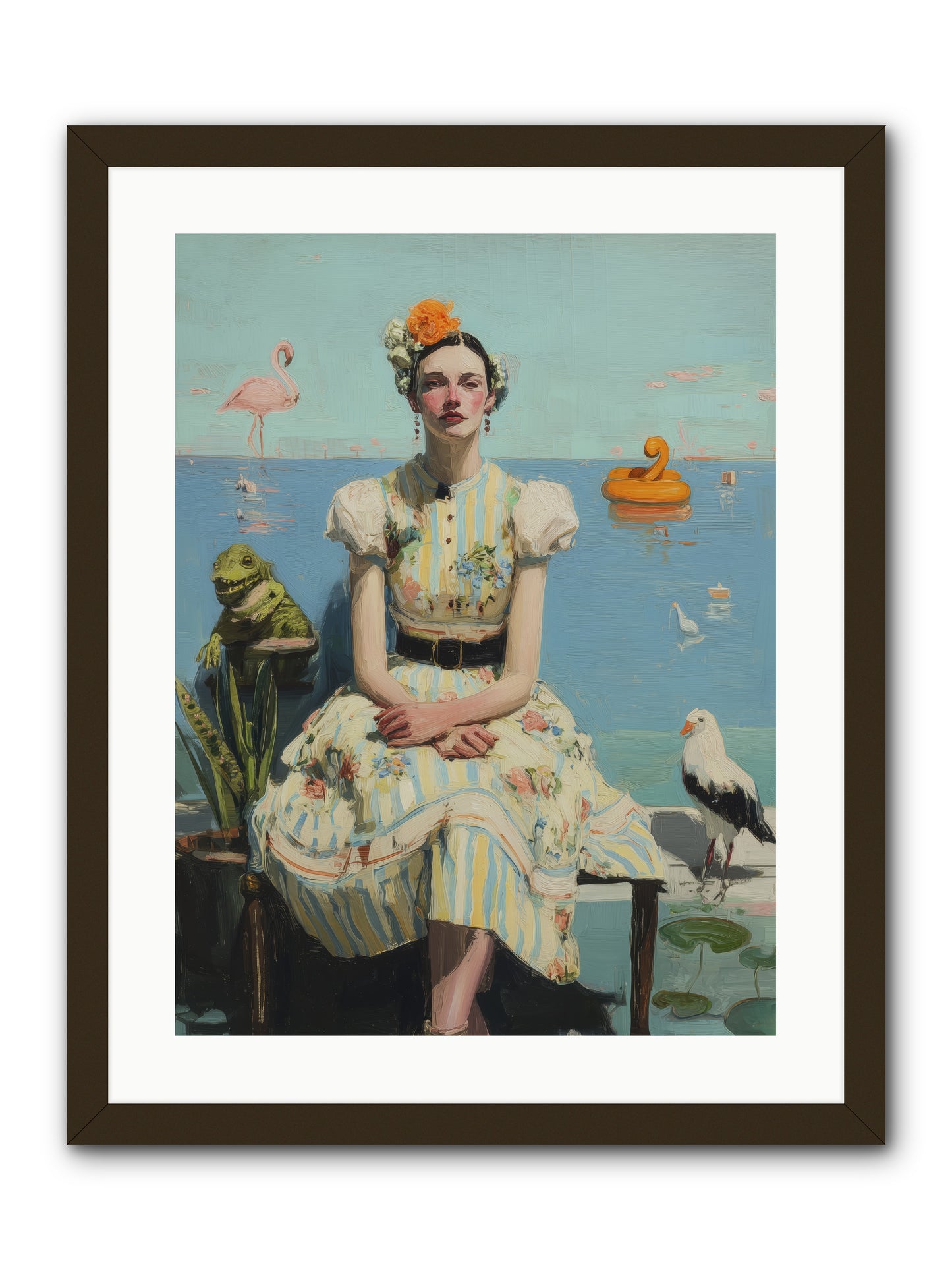 Kindred Spirits -- Framed Print - Black 18x24