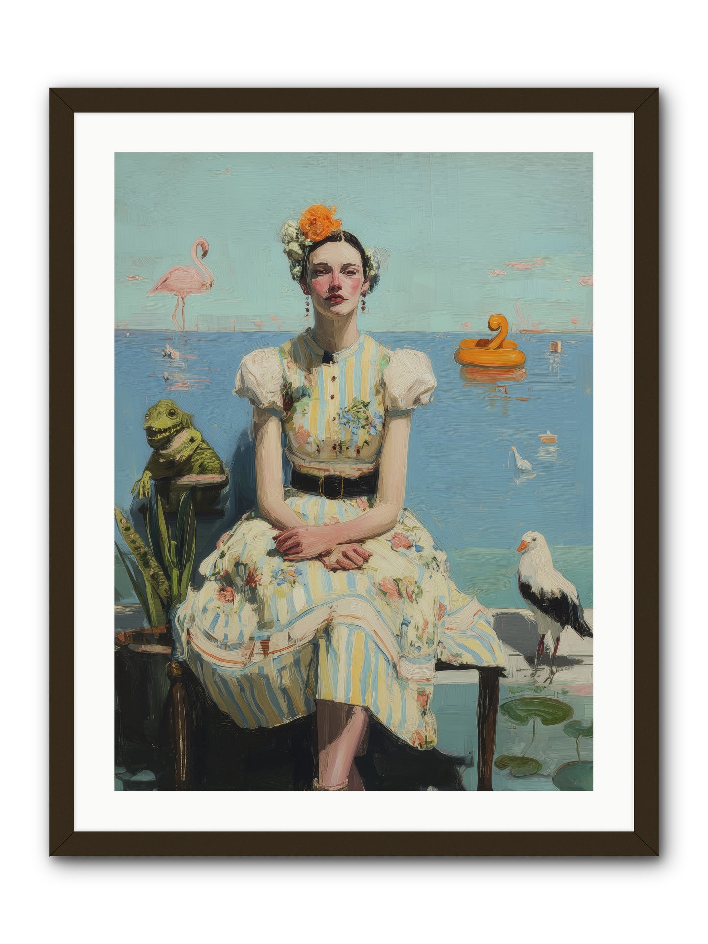 Kindred Spirits -- Framed Print - Black 24x32