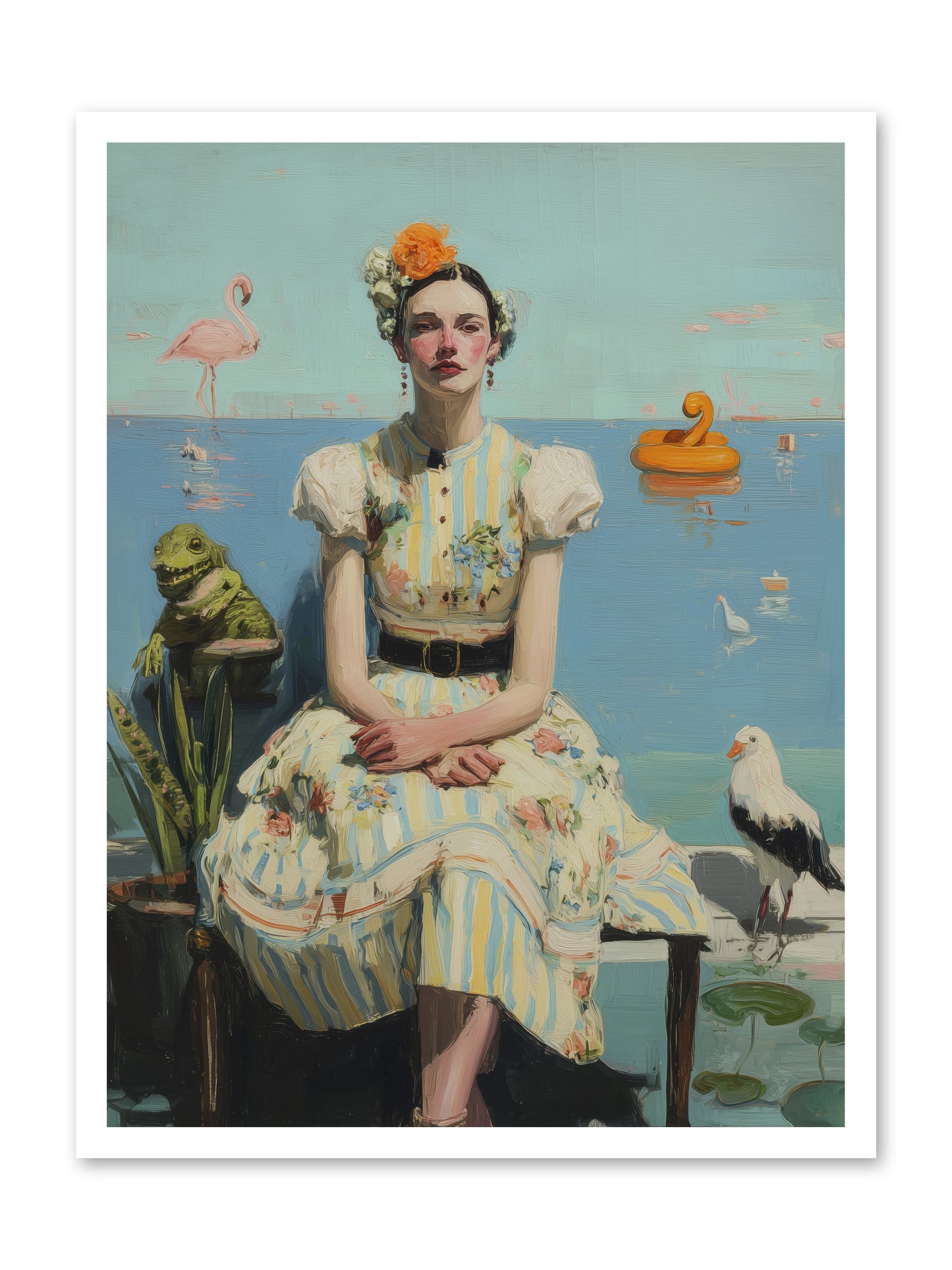 Kindred Spirits -- Loose Canvas Print 24x32