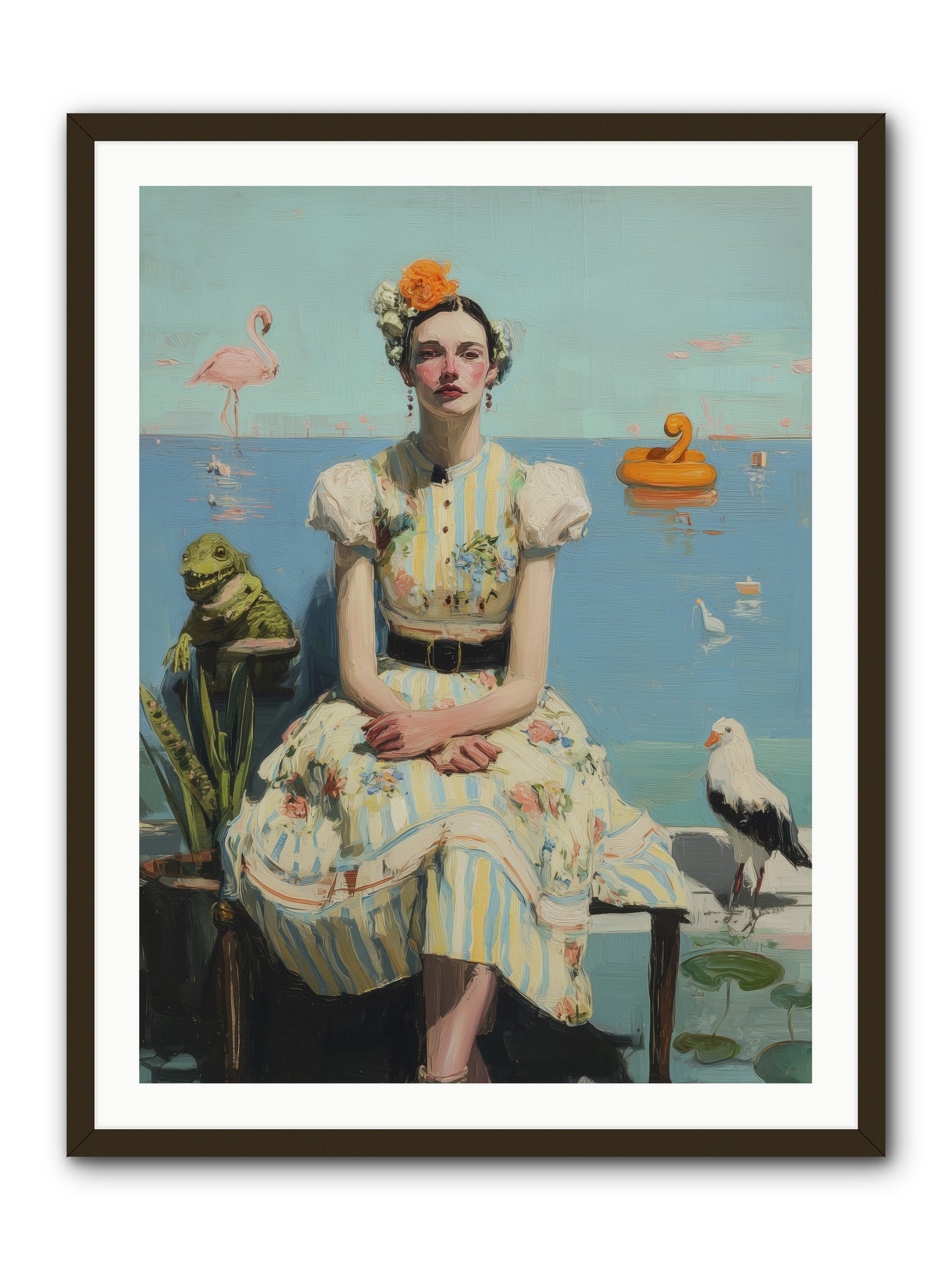 Kindred Spirits -- Framed Print - Black 30x40