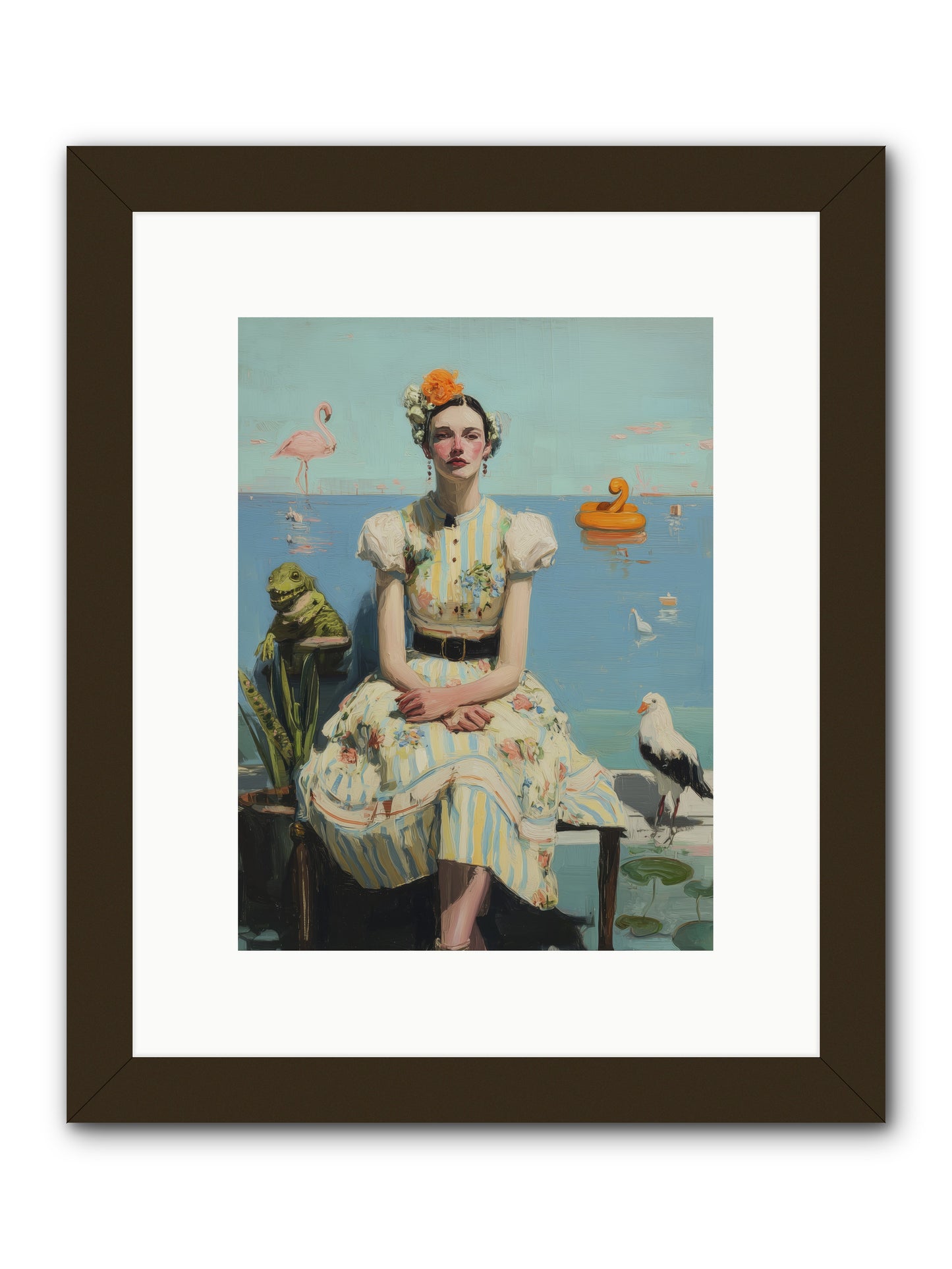 Kindred Spirits -- Framed Print - Black 9x12