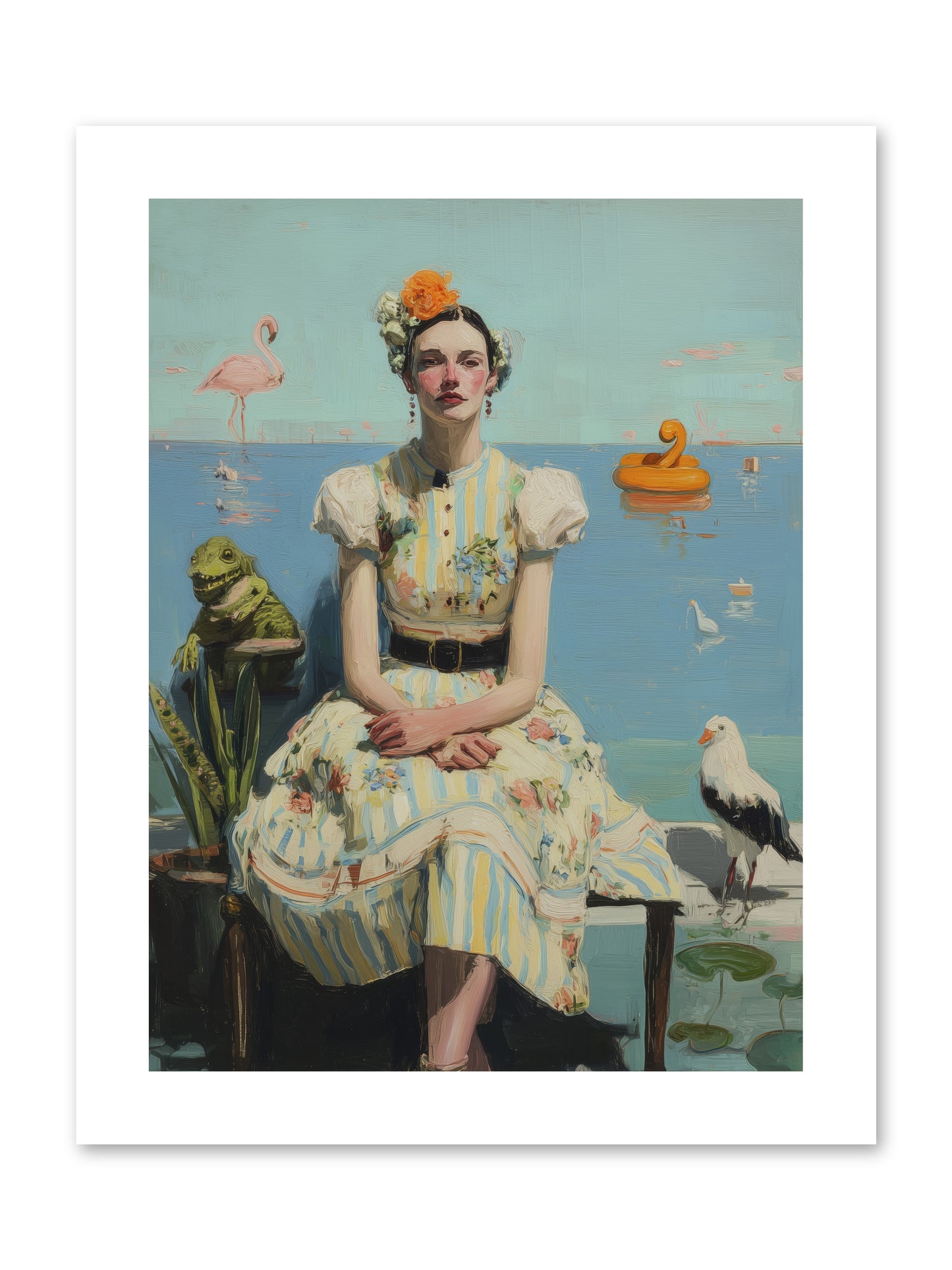 Kindred Spirits -- Loose Canvas Print 9x12