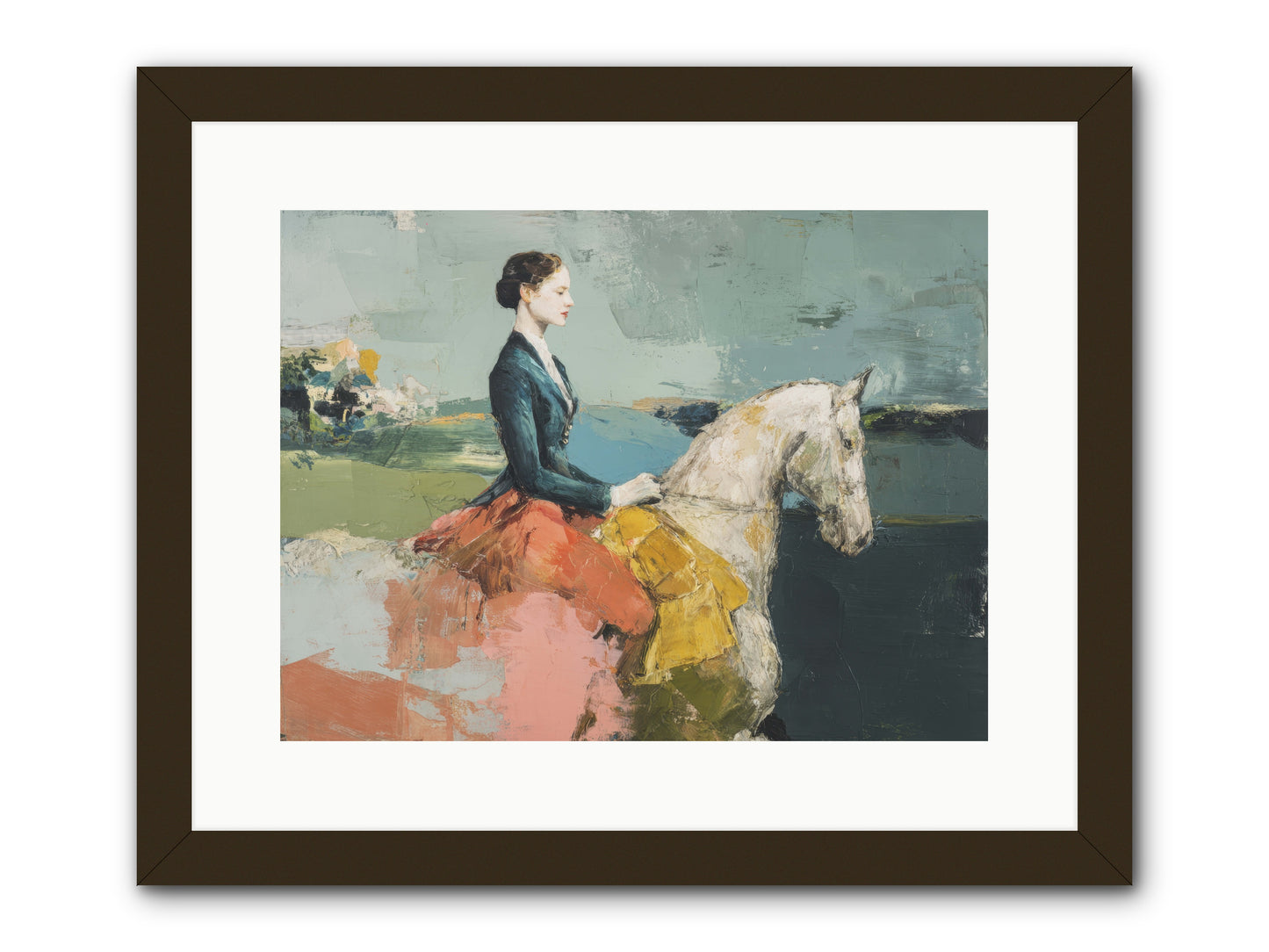 King of My Heart -- Framed Print - Black 16x12