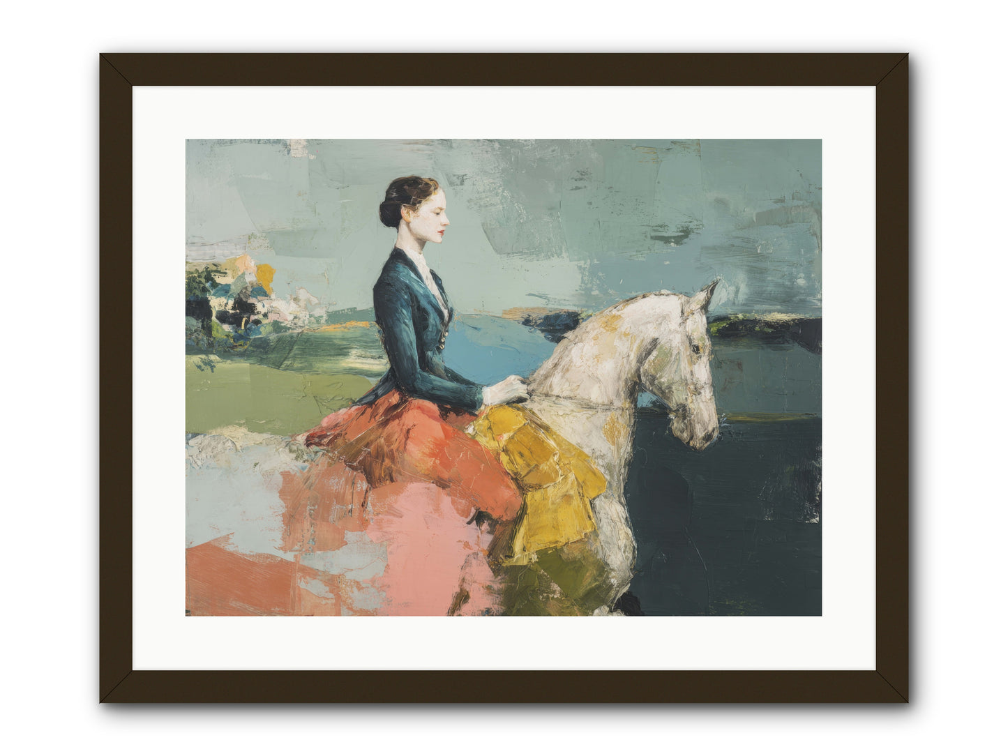 King of My Heart -- Framed Print - Black 24x18