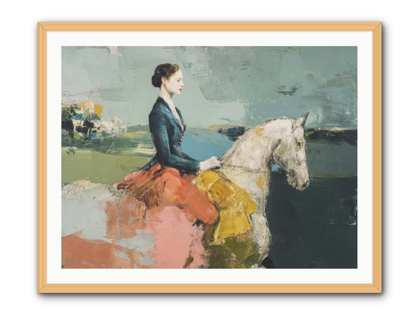 King of My Heart -- Framed Print - Natural 40x30