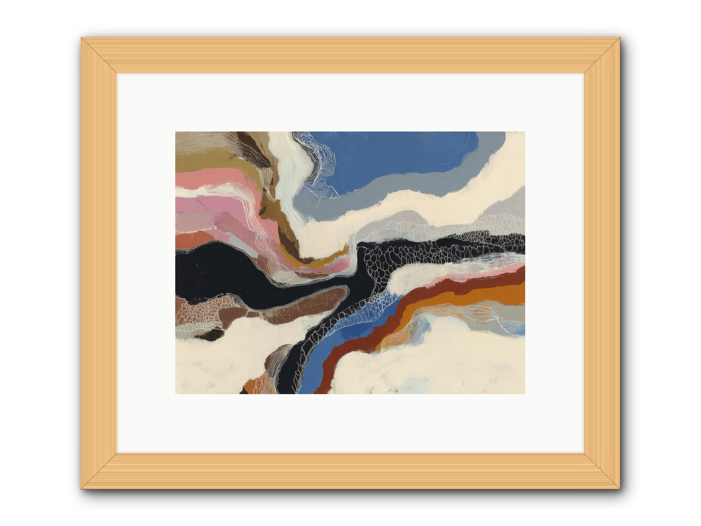 Kismet -- Framed Print - Natural 12x9