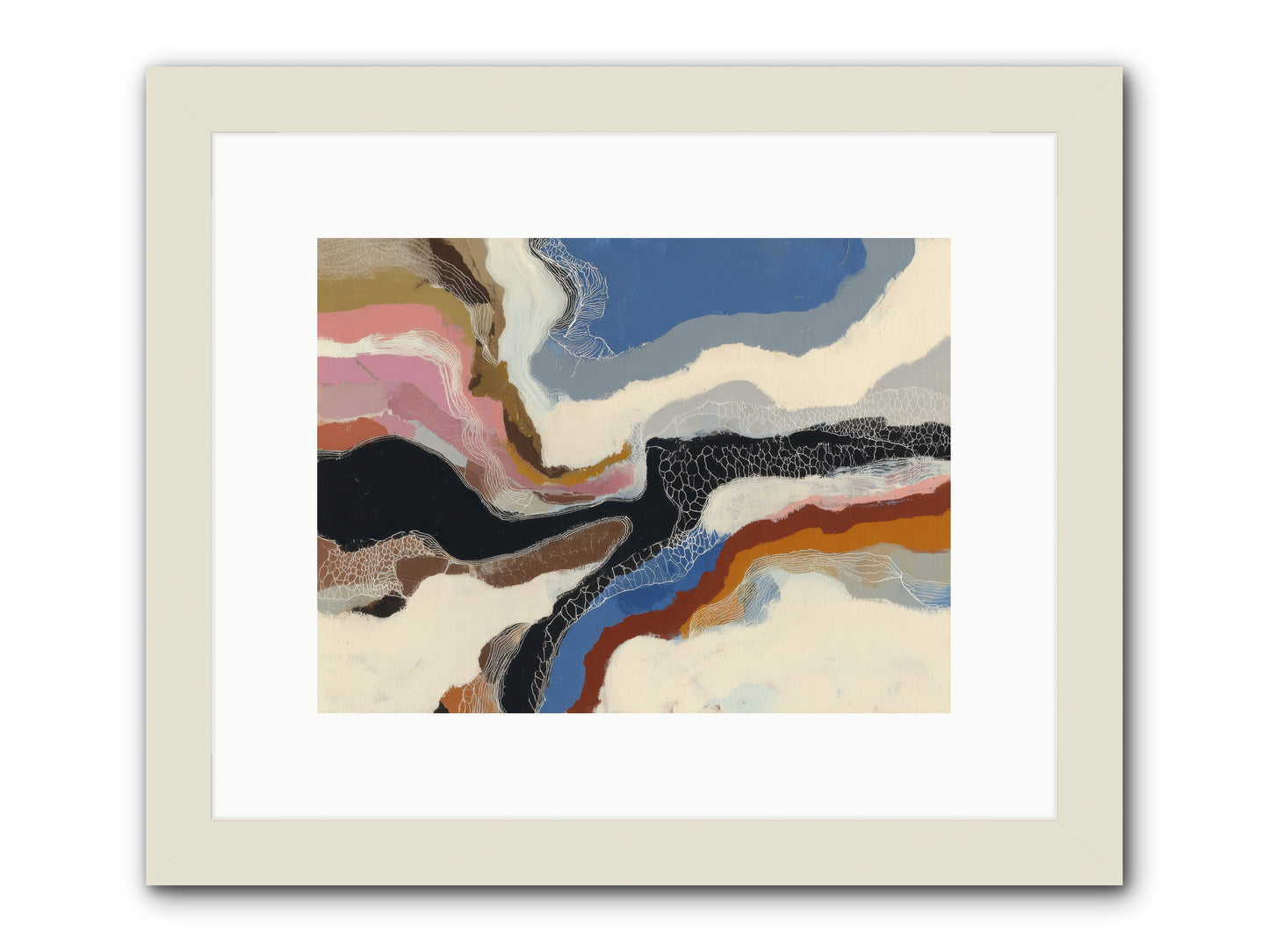 Kismet -- Framed Print - White 12x9