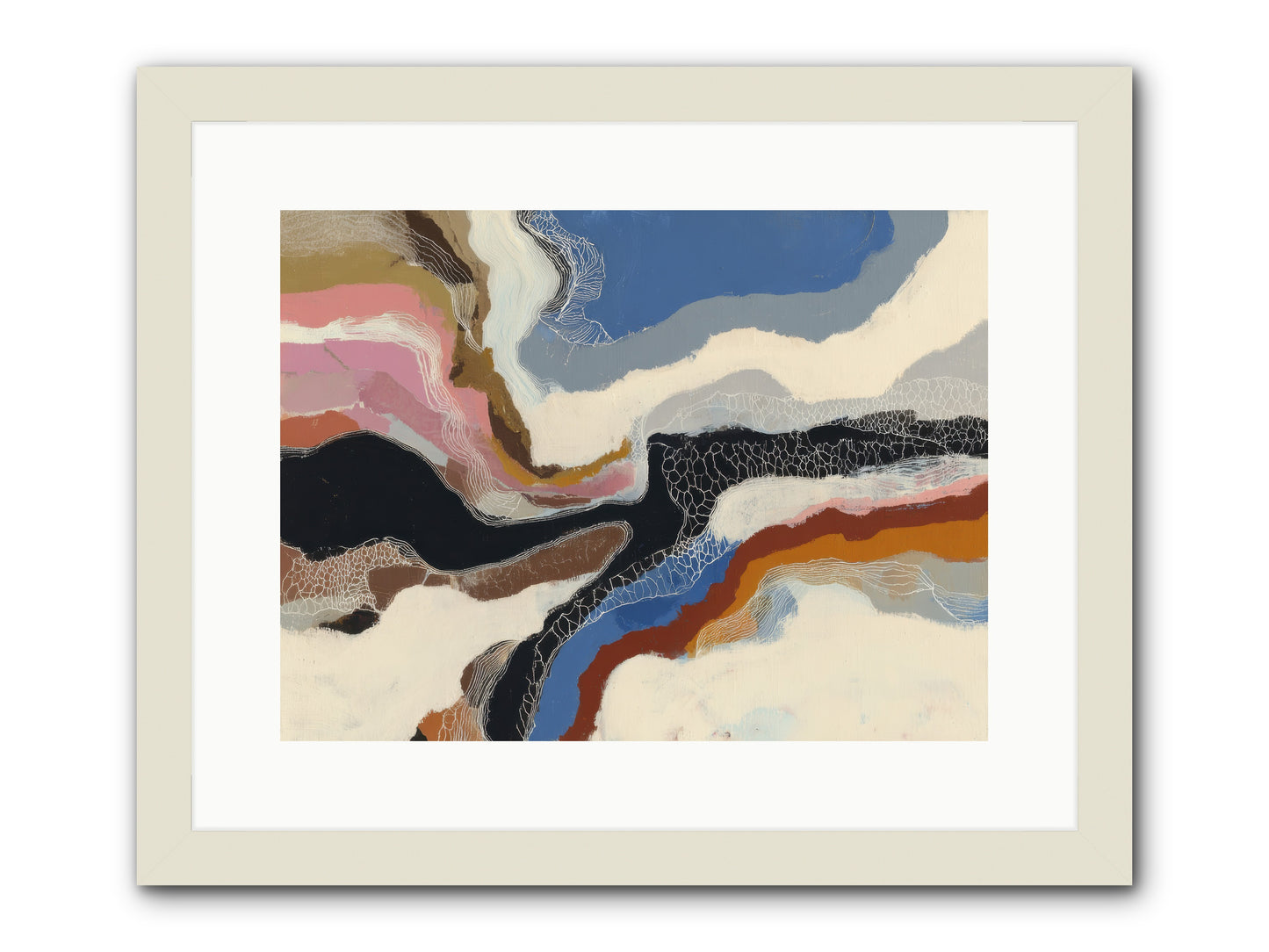 Kismet -- Framed Print - White 16x12