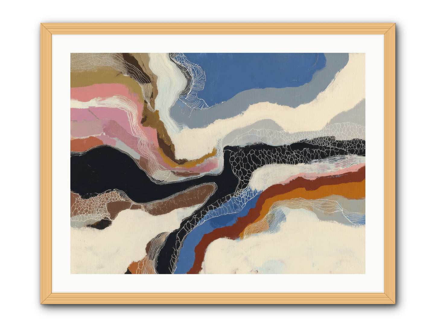 Kismet -- Framed Print - Natural 32x24