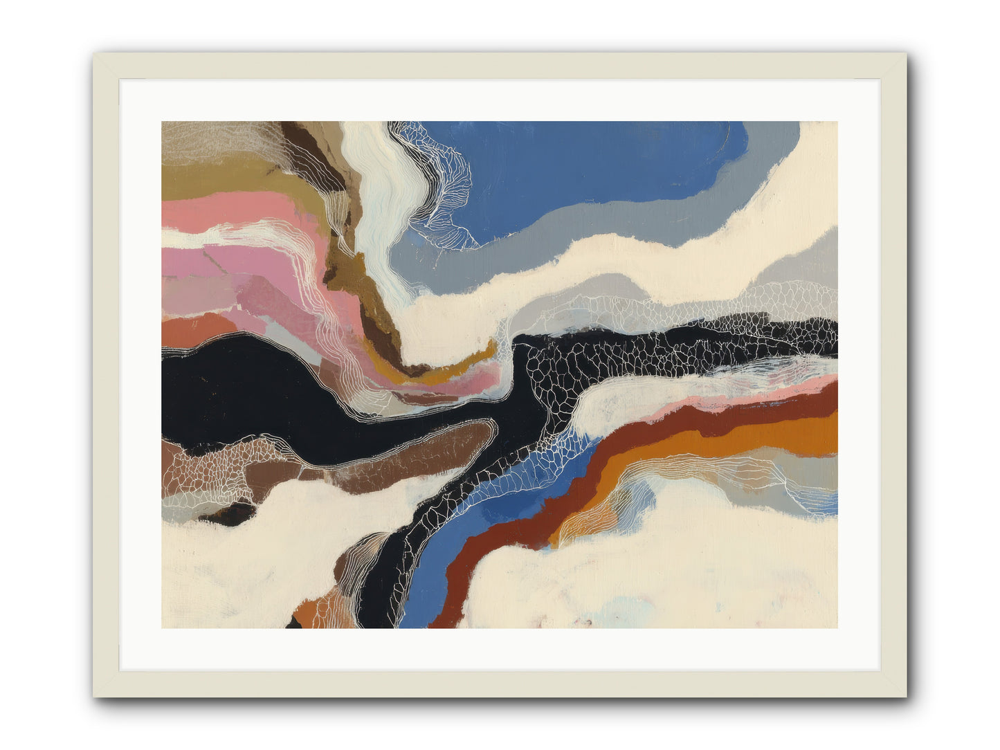 Kismet -- Framed Print - White 32x24