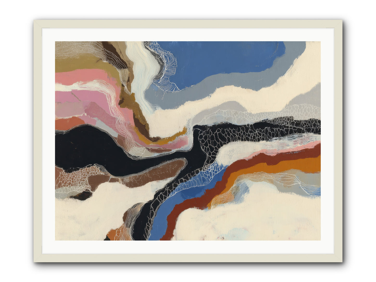 Kismet -- Framed Print - White 40x30