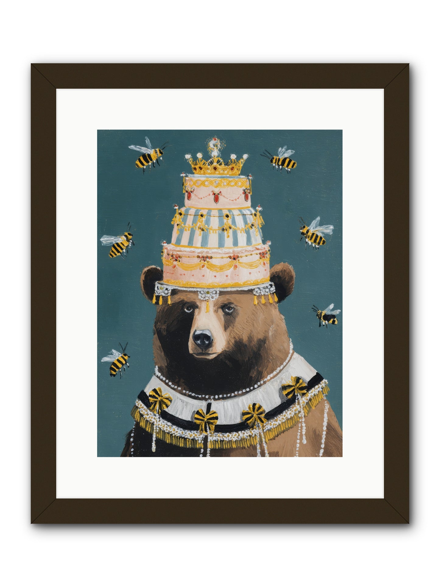 Kissed by Honeyed Time -- Framed Print - Black 12x16
