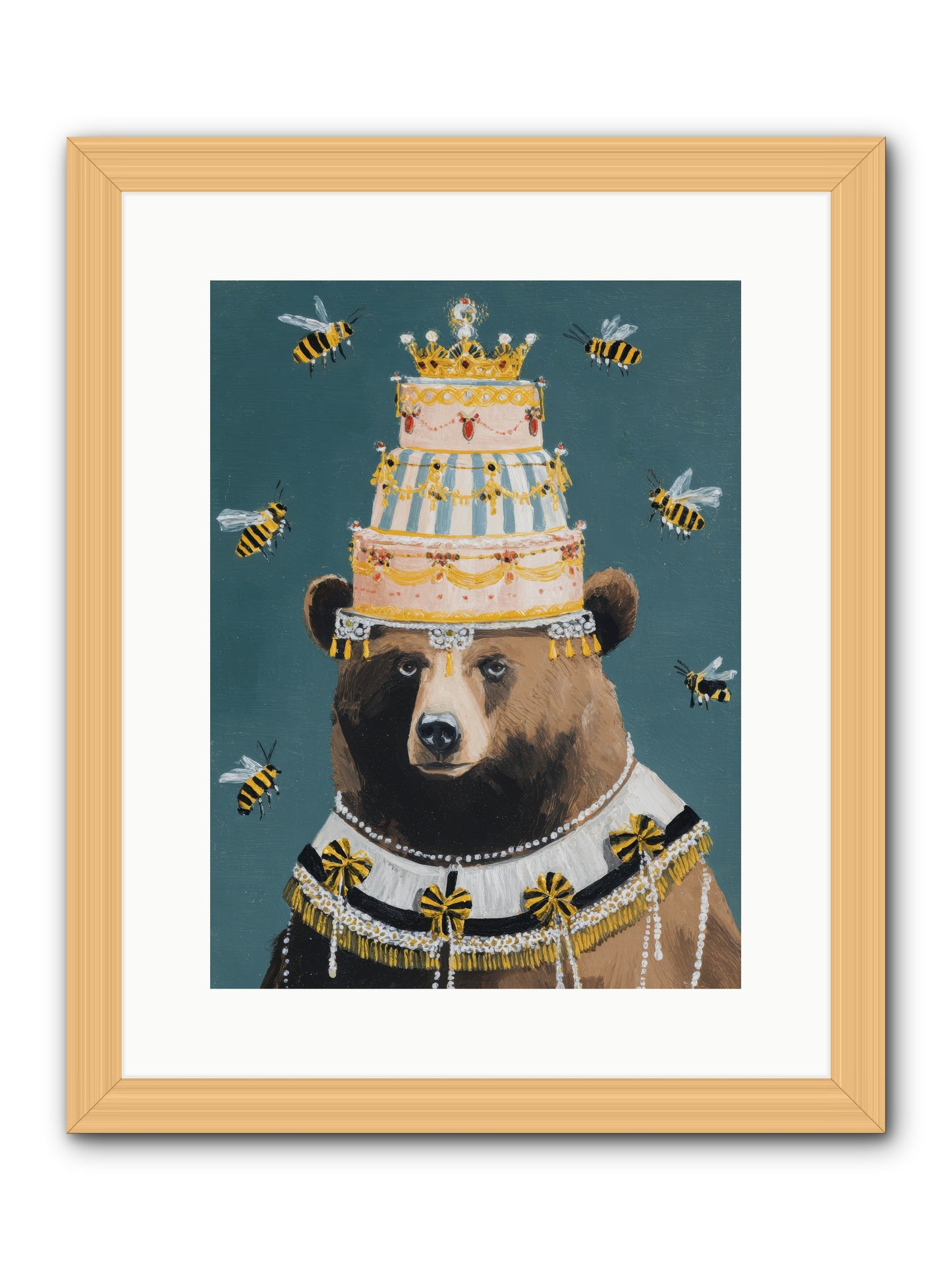 Kissed by Honeyed Time -- Framed Print - Natural 12x16