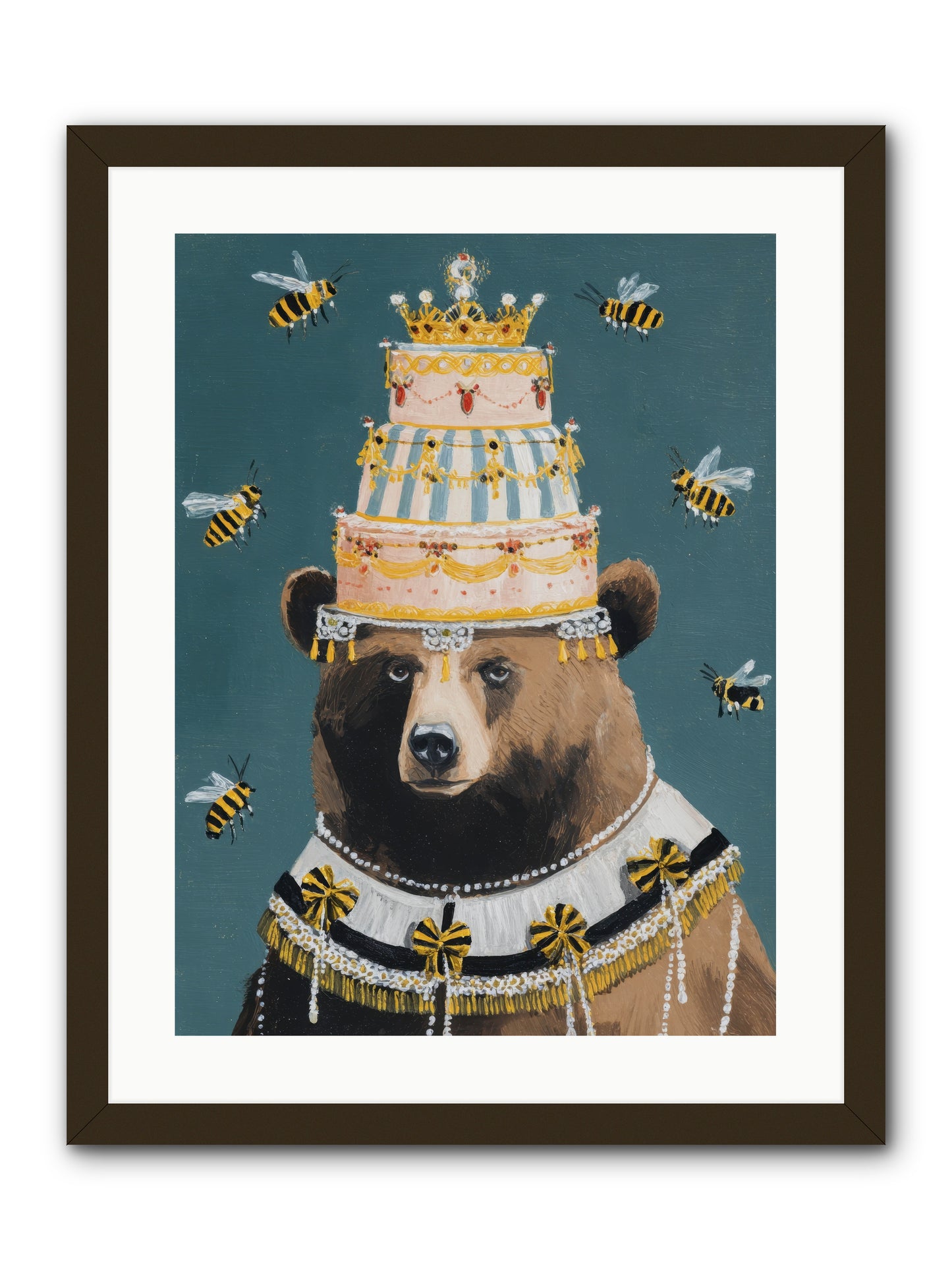Kissed by Honeyed Time -- Framed Print - Black 18x24