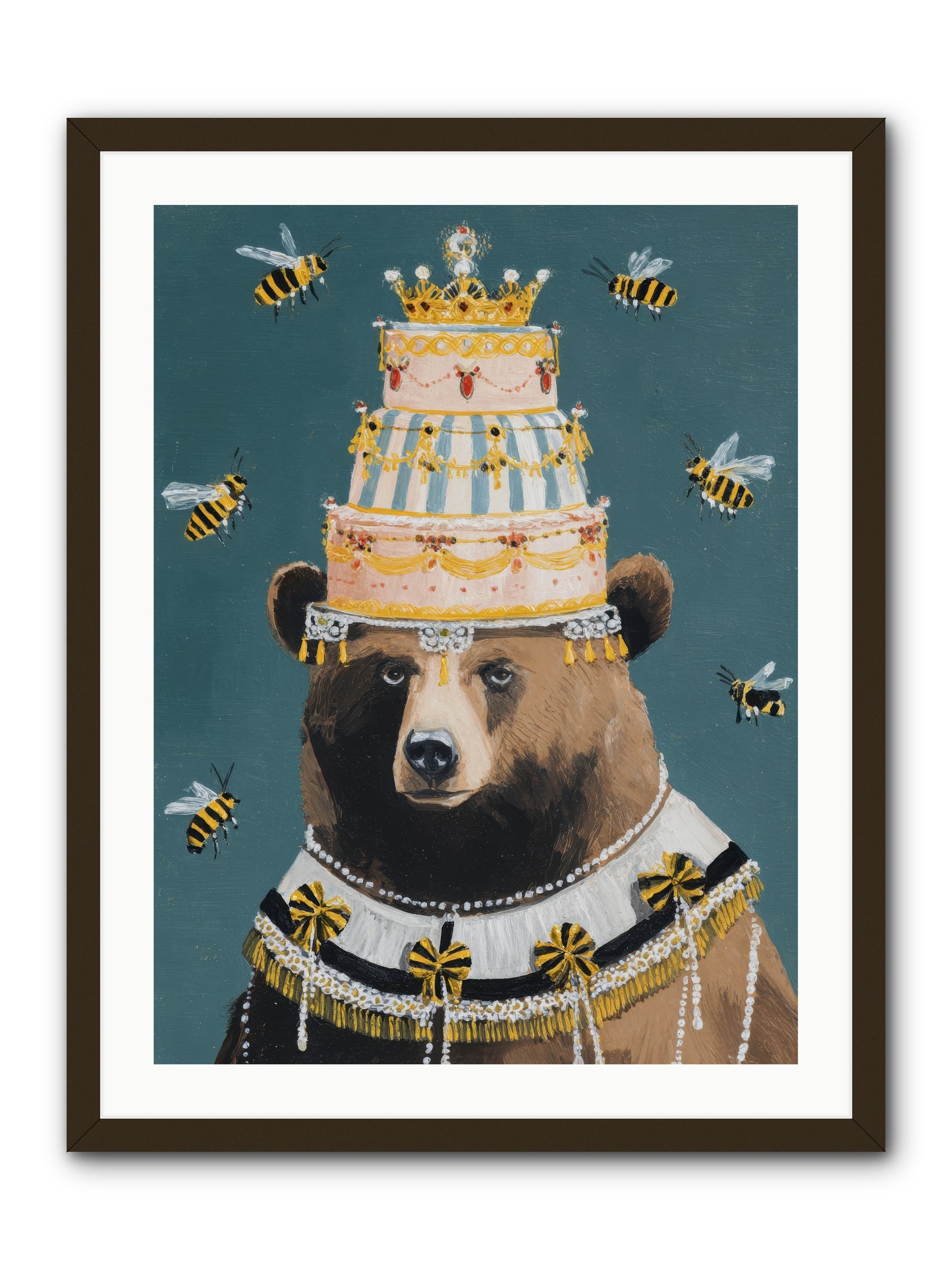Kissed by Honeyed Time -- Framed Print - Black 24x32