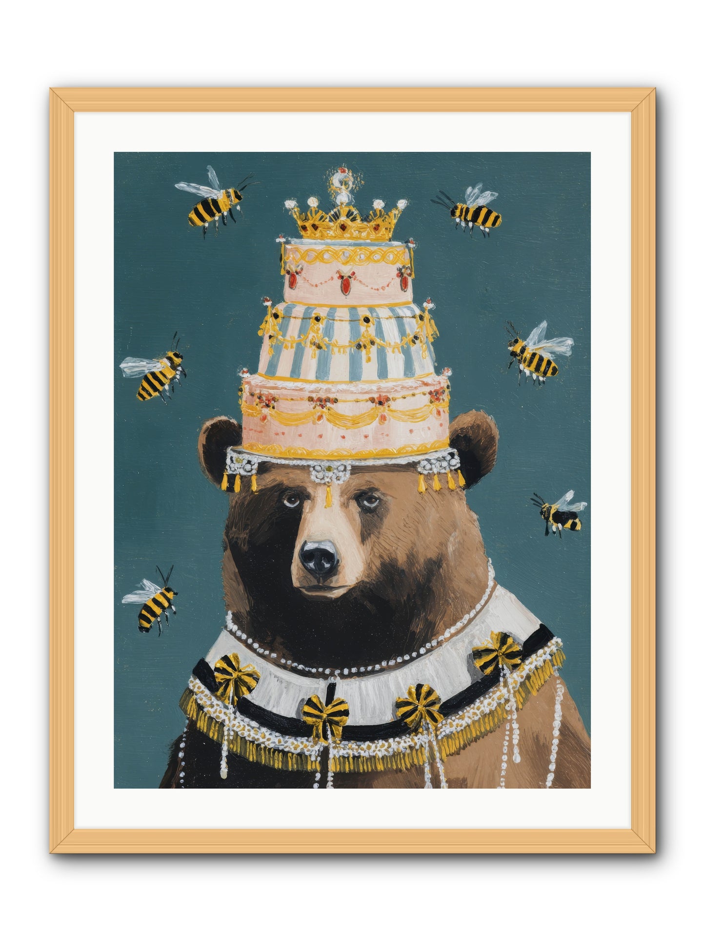 Kissed by Honeyed Time -- Framed Print - Natural 24x32