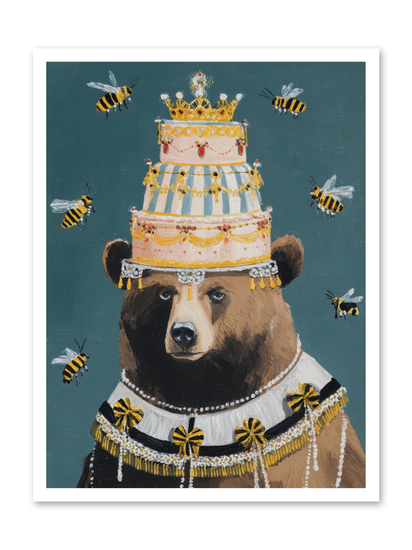 Kissed by Honeyed Time -- Loose Canvas Print 24x32