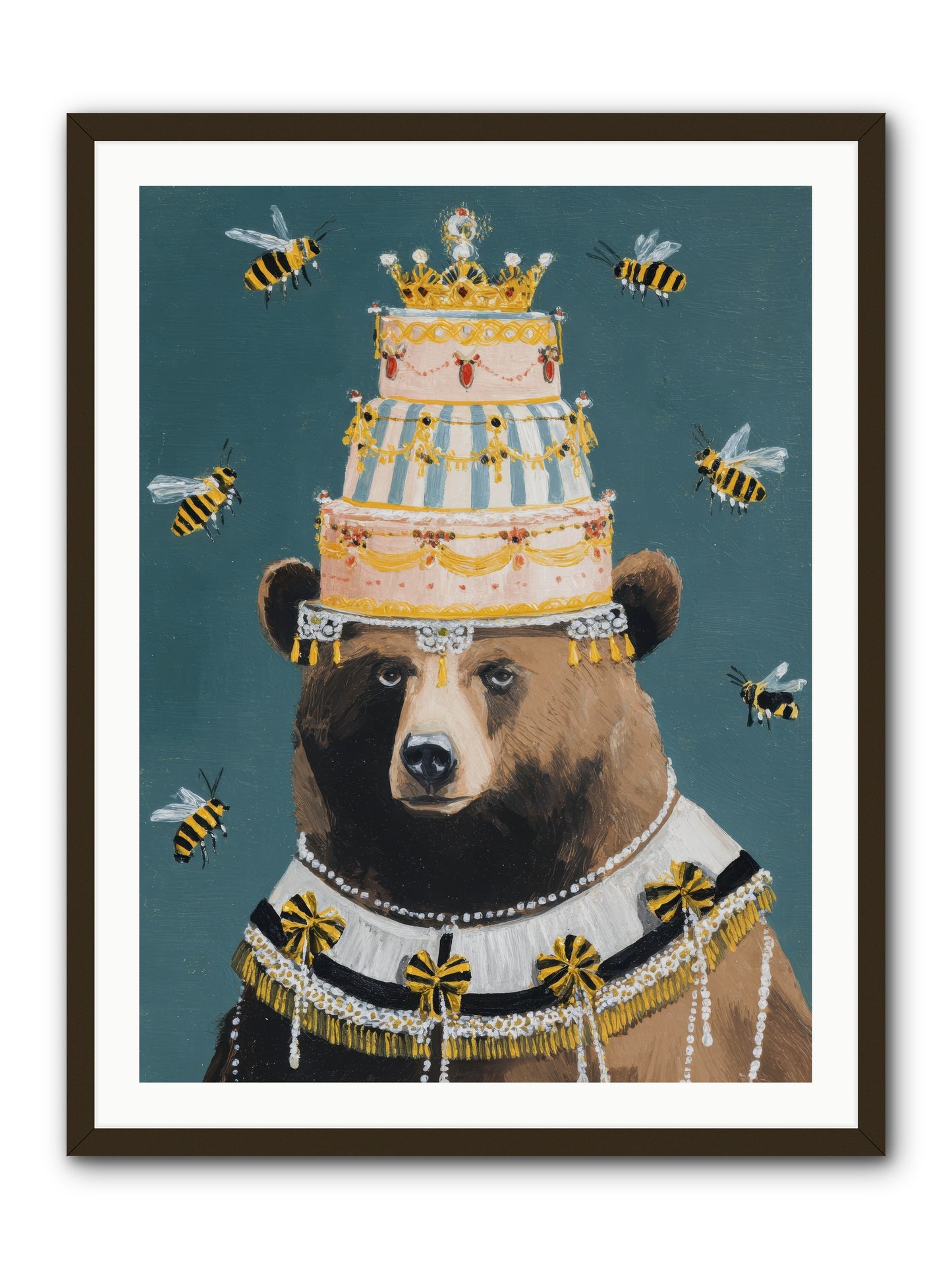 Kissed by Honeyed Time -- Framed Print - Black 30x40