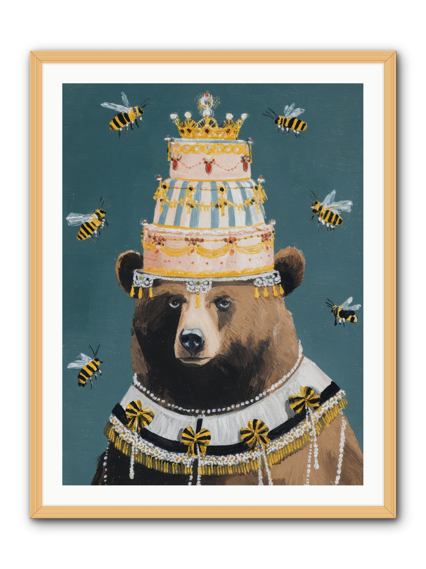 Kissed by Honeyed Time -- Framed Print - Natural 30x40