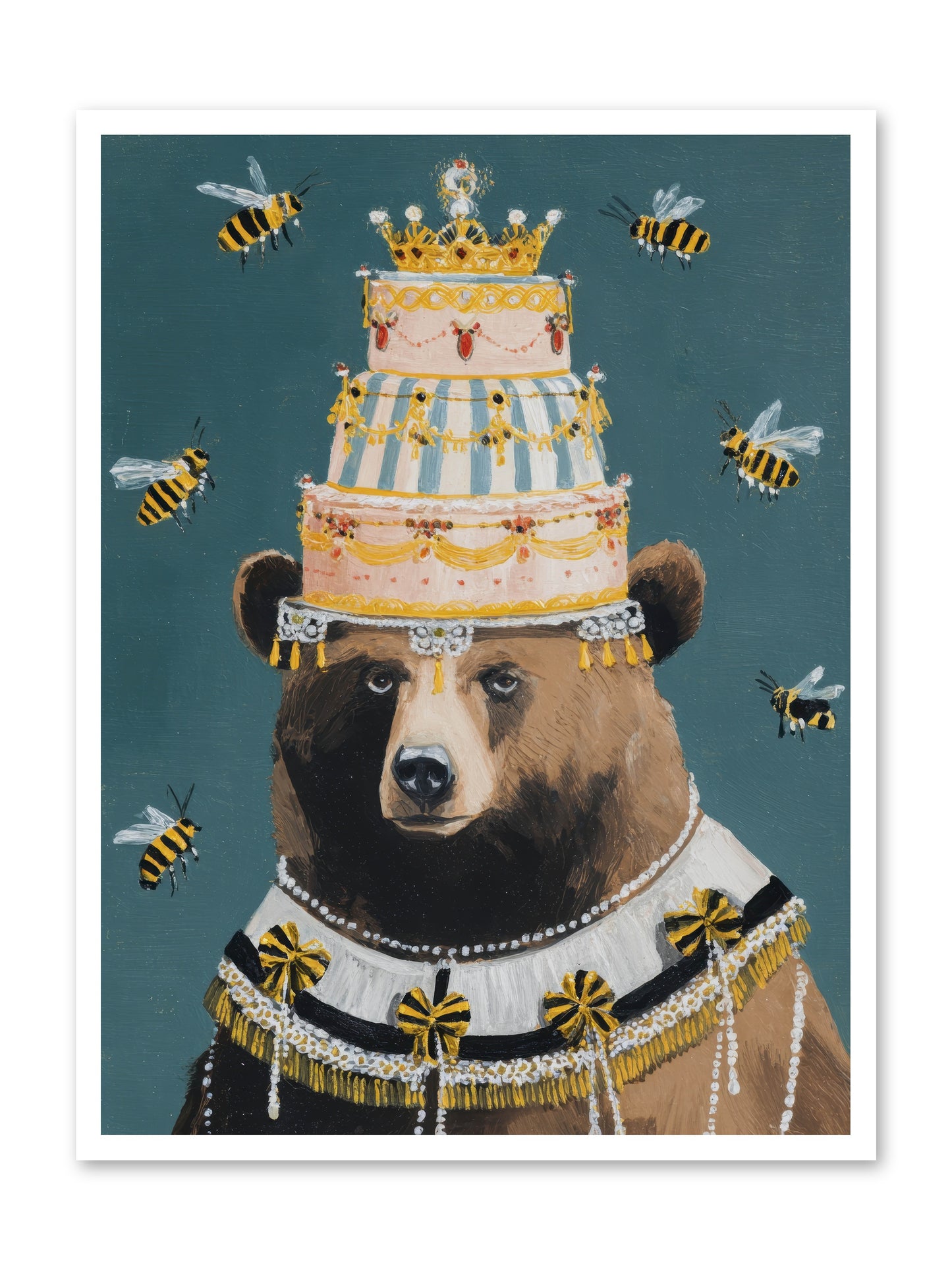 Kissed by Honeyed Time -- Loose Canvas Print 30x40