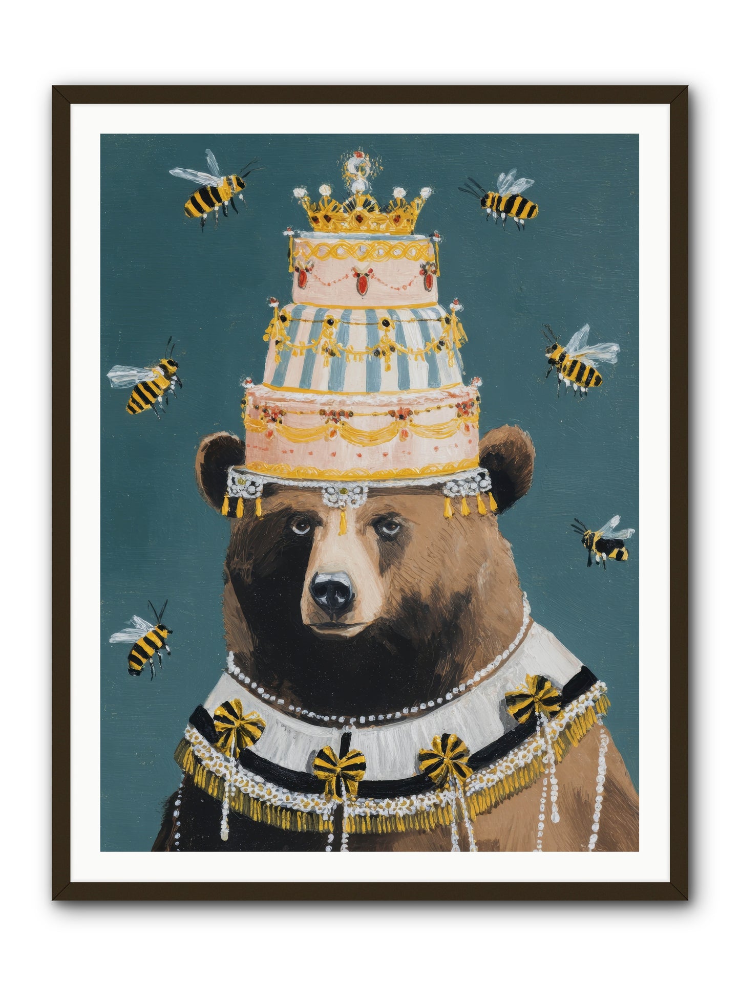 Kissed by Honeyed Time -- Framed Print - Black 36x48