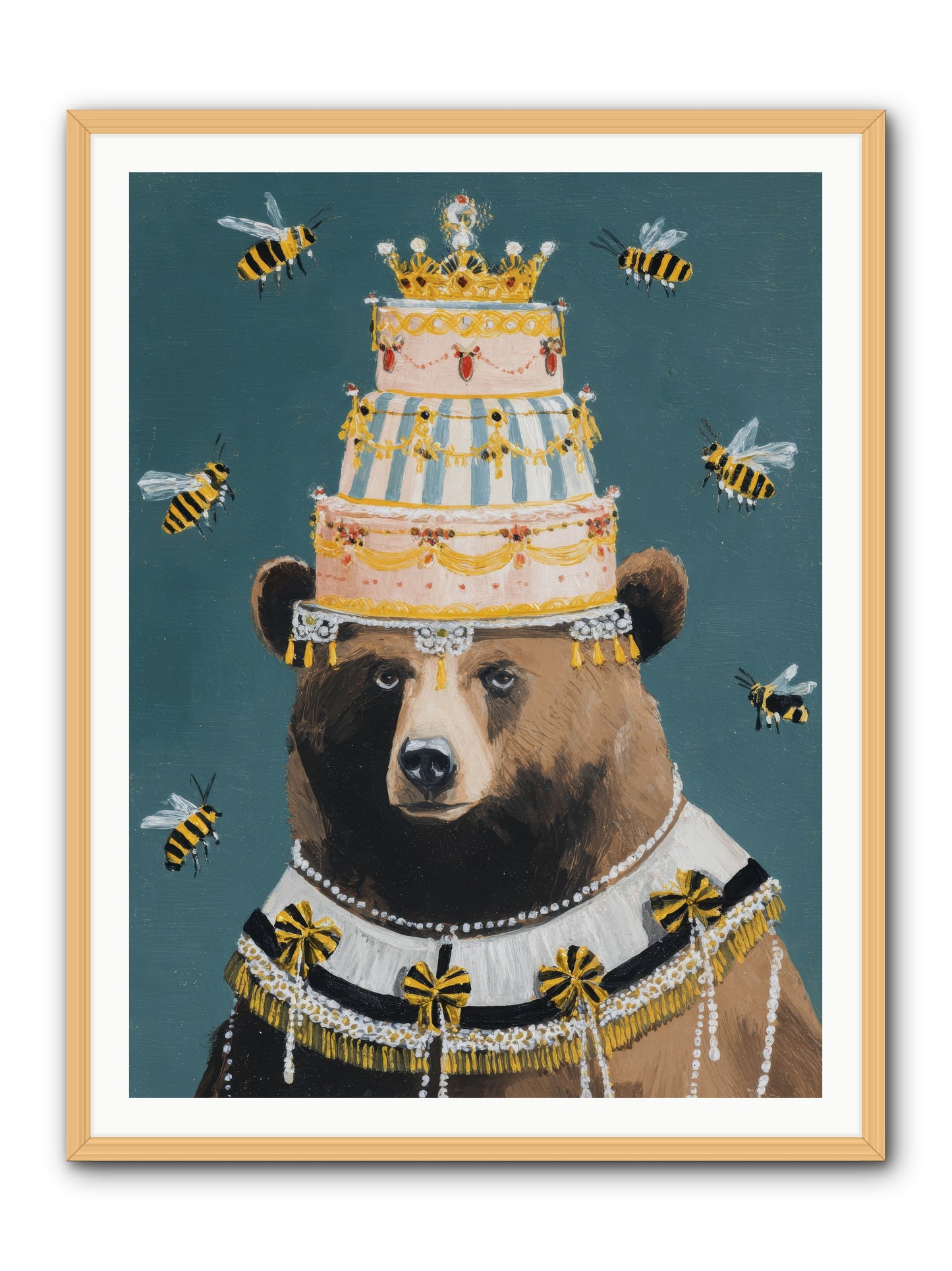 Kissed by Honeyed Time -- Framed Print - Natural 36x48