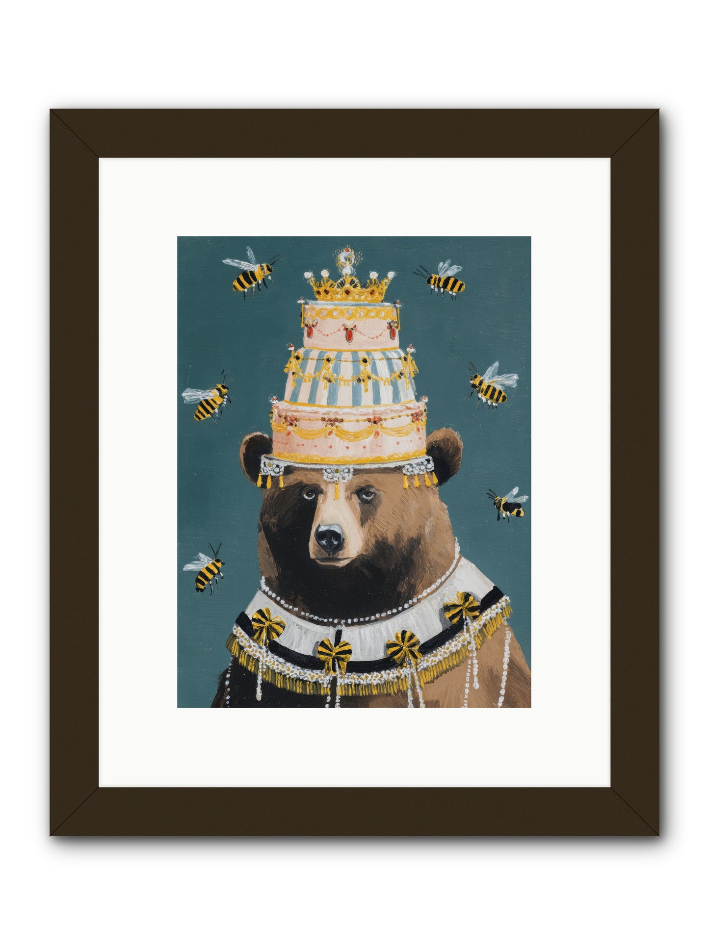 Kissed by Honeyed Time -- Framed Print - Black 9x12
