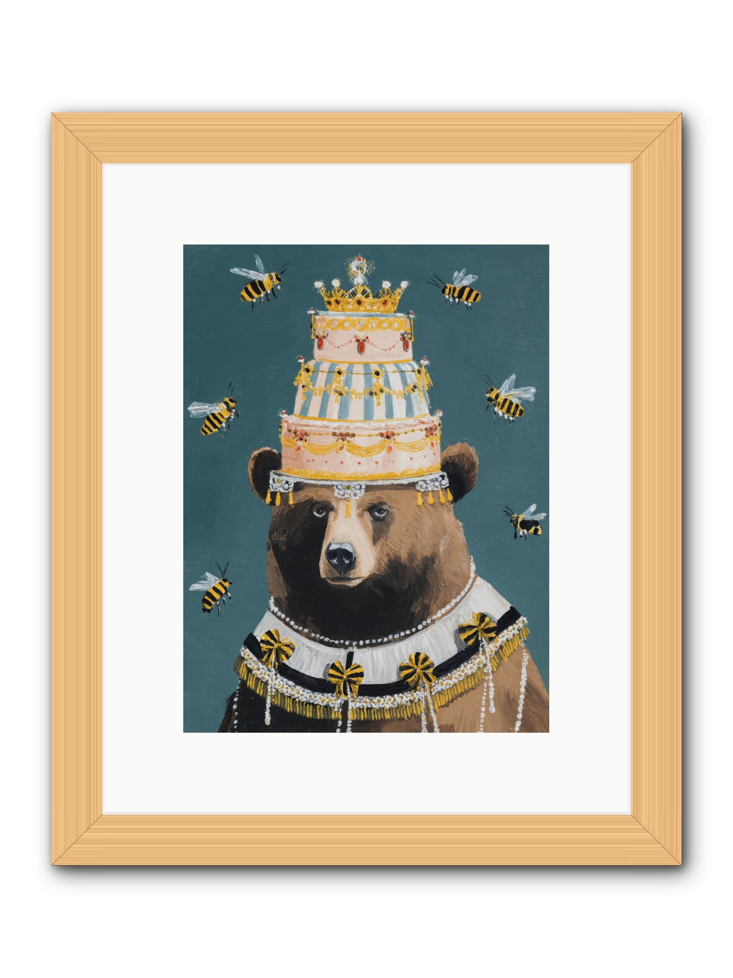 Kissed by Honeyed Time -- Framed Print - Natural 9x12